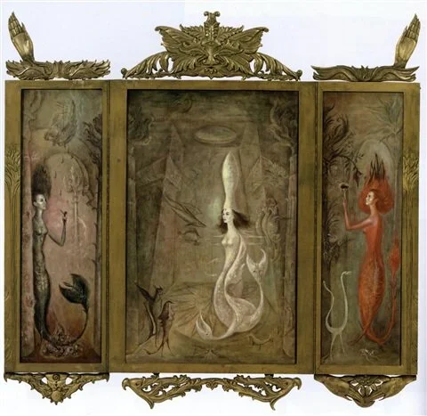 Carrington, Sueno de Sirenas (triptych, 1963)