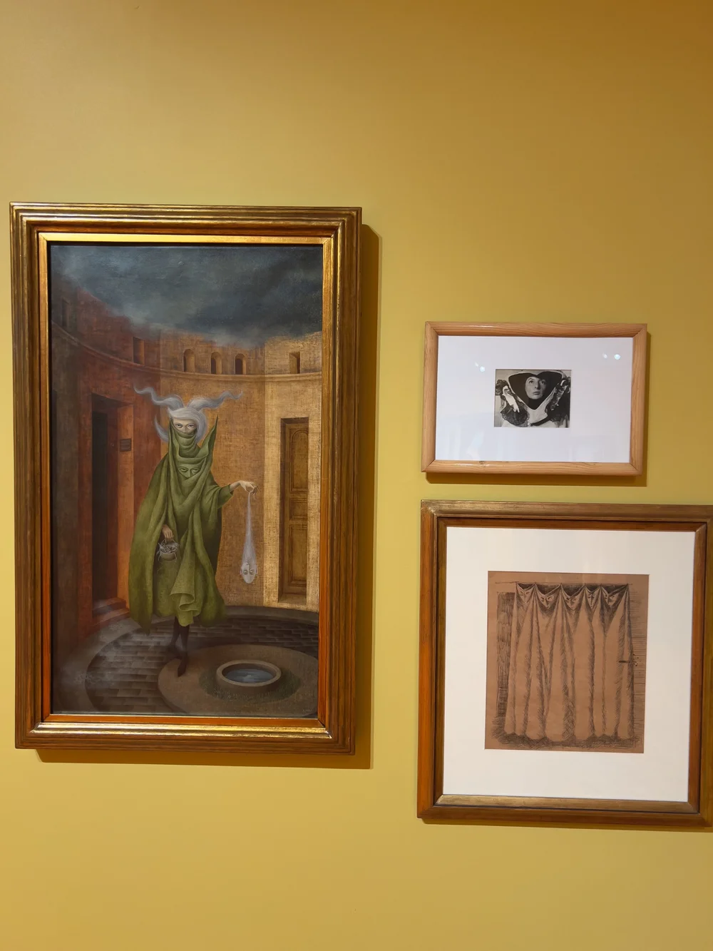 Varo, "Woman Leaving the Psychoanalyst" (left)