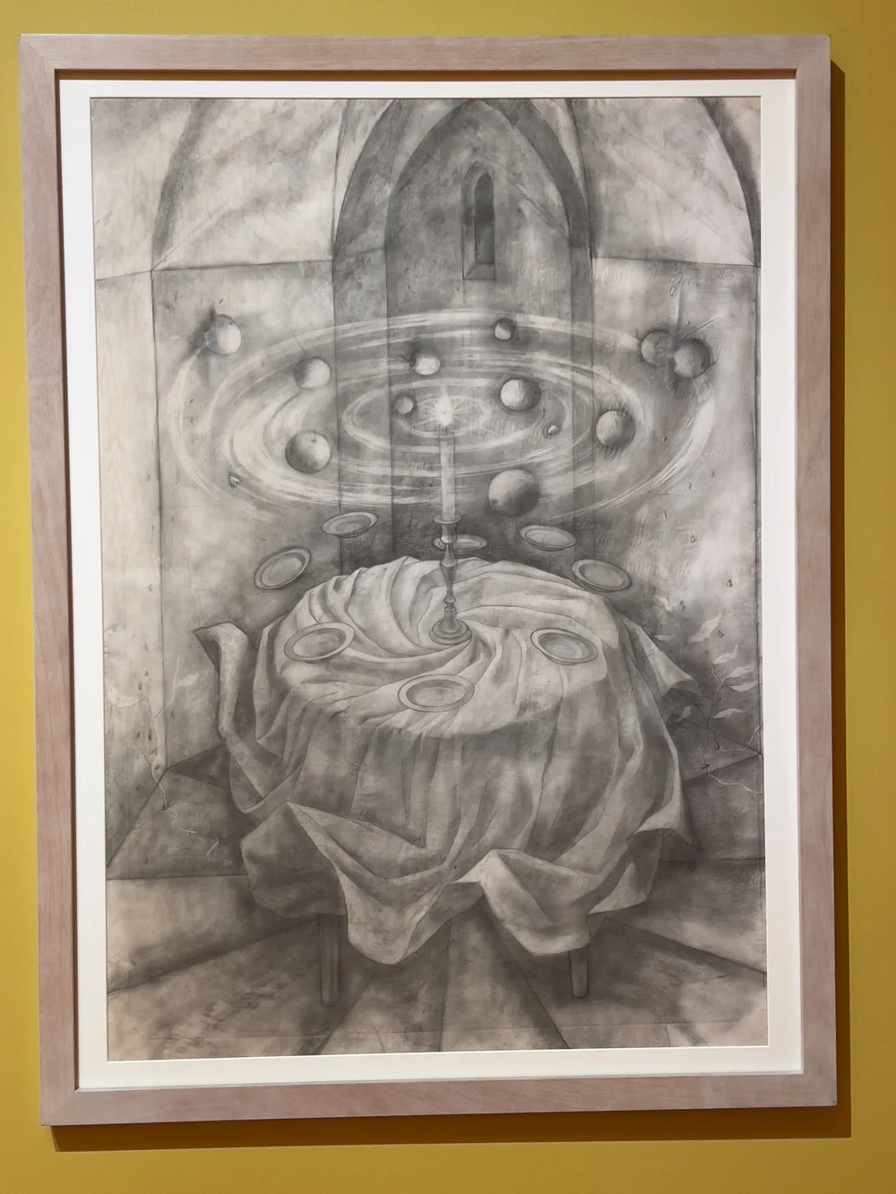 Varo, pencil drawing for "Still Life Reviving"