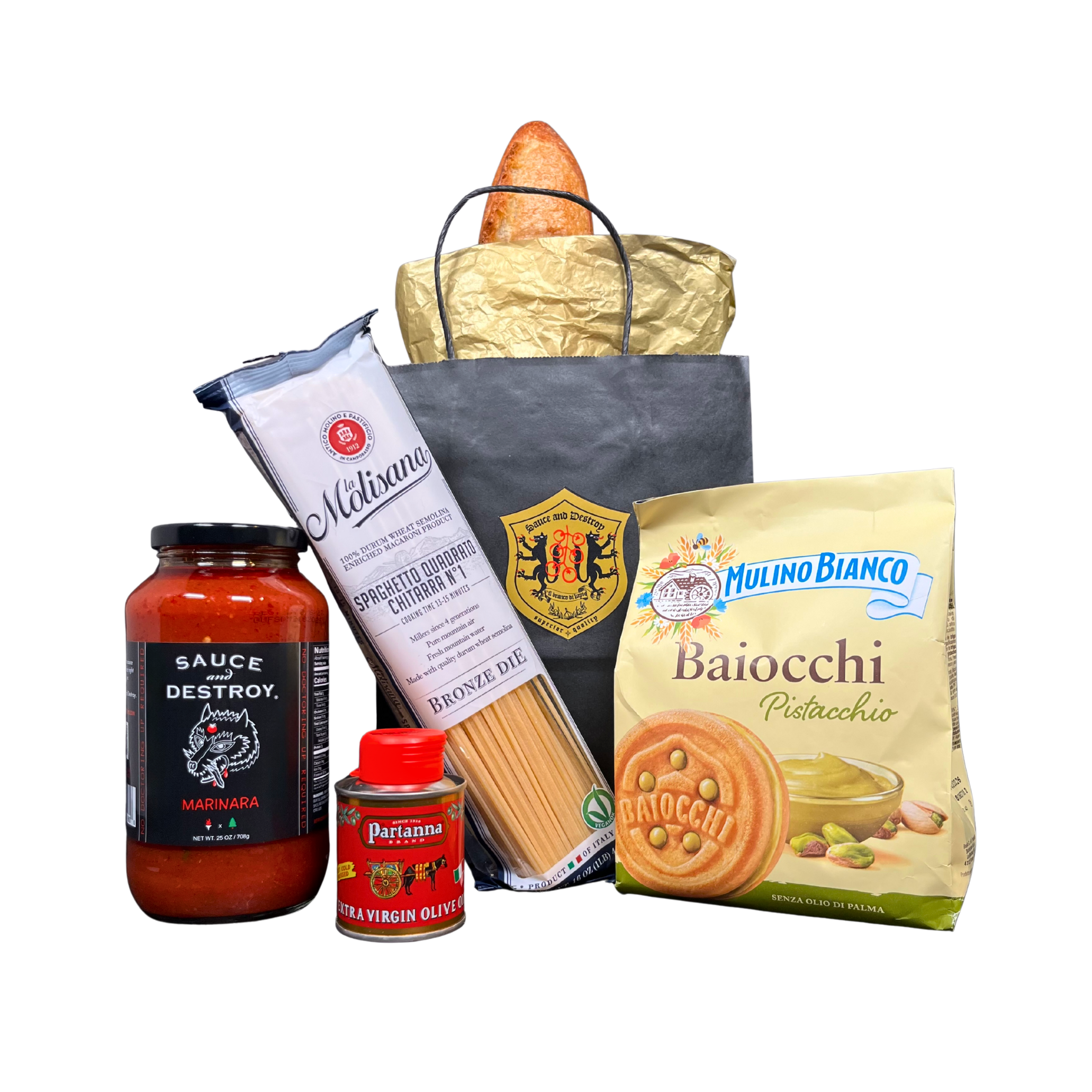Sauce and Destroy - Il Branco Di Lupi - Premium Italian Gift Bag Delivery (for select southern Maine locations)