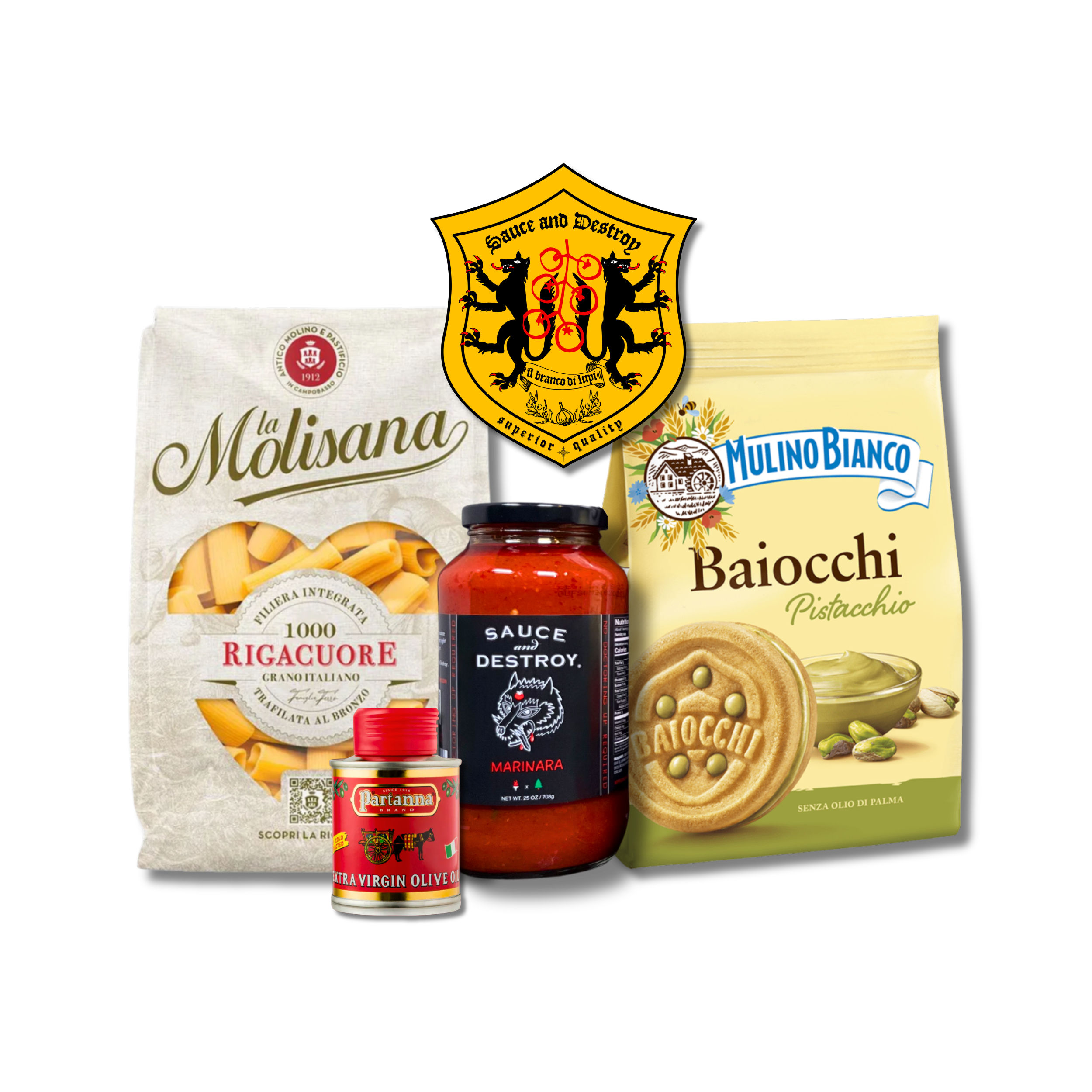 Sauce and Destroy - Il Branco Di Lupi - Premium Italian Gift Box