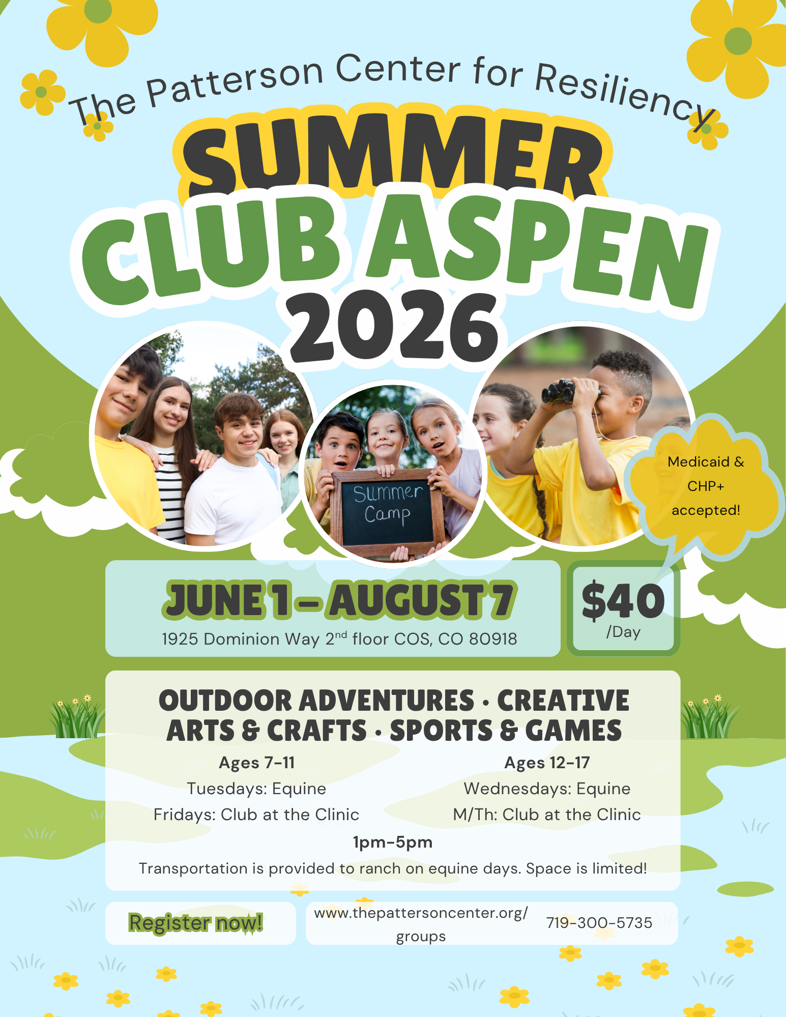 summer camp for kids, day camp for teens, summer activities colorado springs, fun things to do near me
