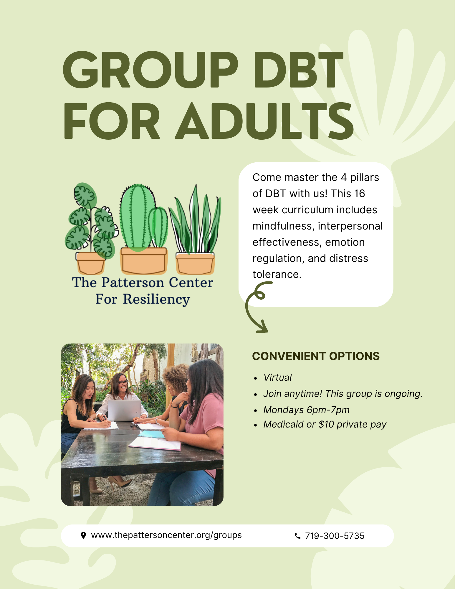 dbt group, virtual groups, dbt support, dbt skills