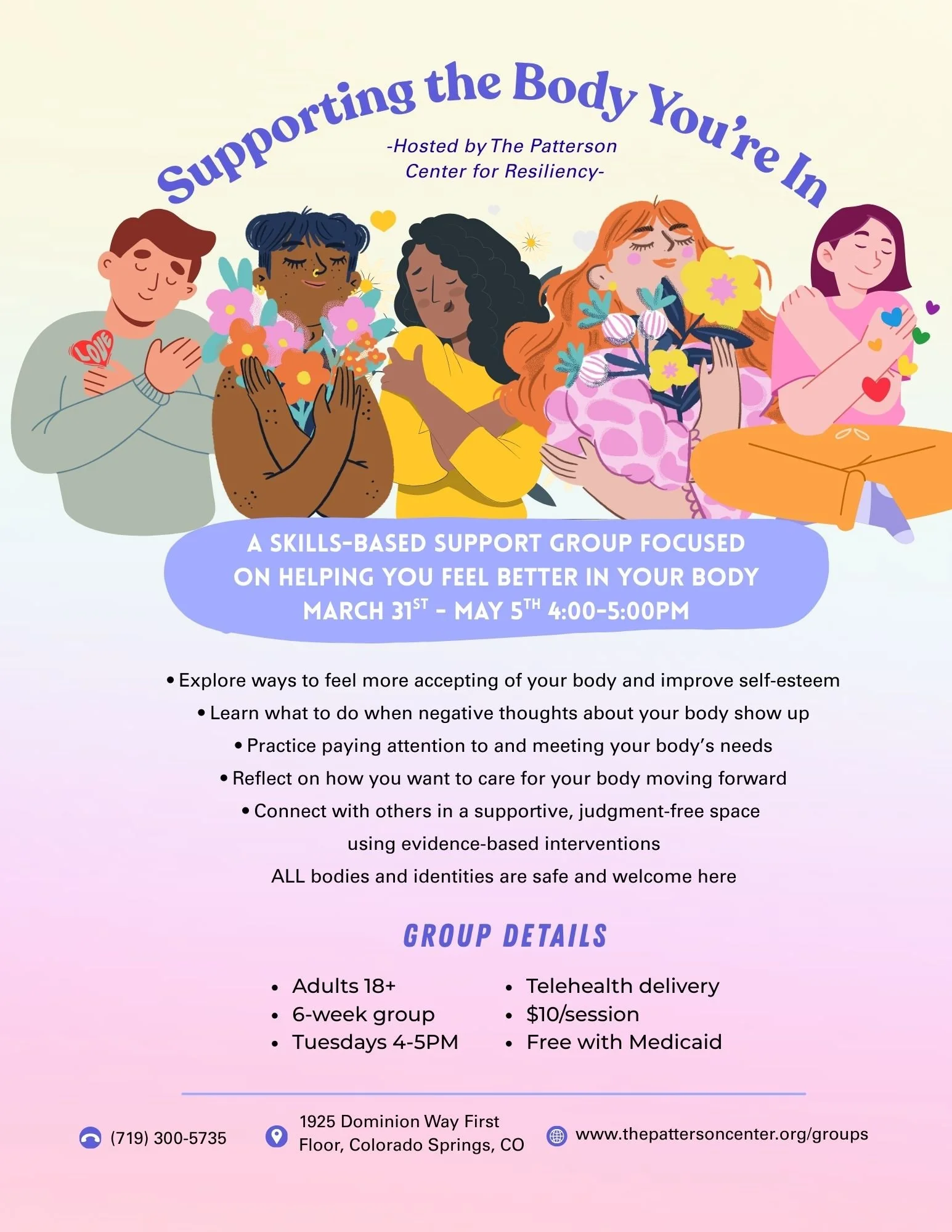 body image group, HAES, body liberation, self esteem support, eating disorder recovery group