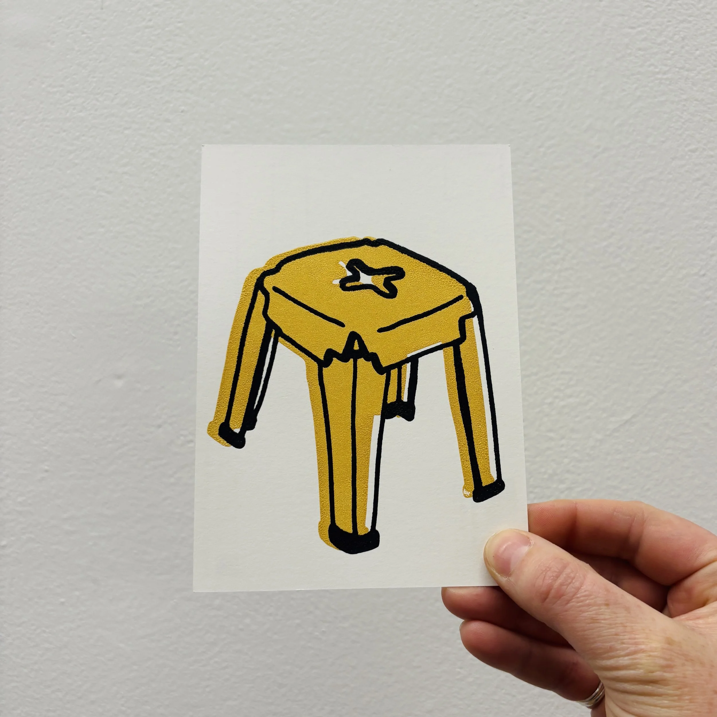 Stool Postcard