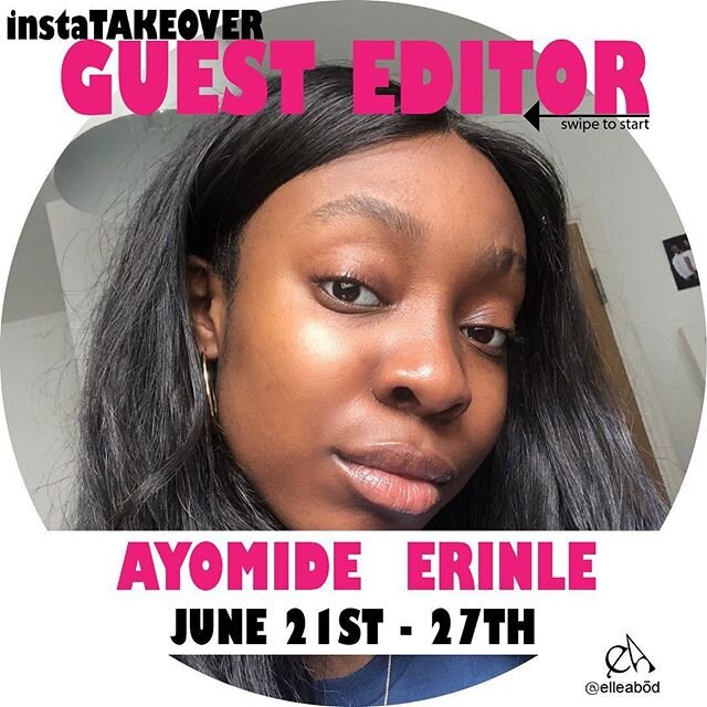 Excited to announce the NEXT Guest Editor on Elle Abōd @elleabod ➡️➡️ Ayomide Erinle @_i.just.draw_  from #essex #london!! Check out her BIO - Swipe to read on. #IGTakeover begins 6/21!