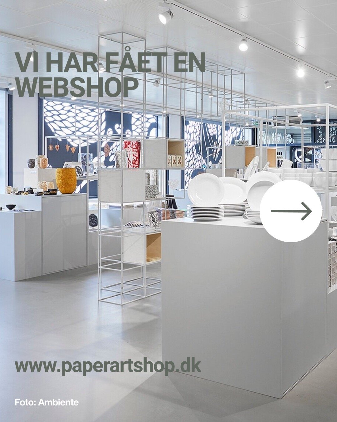 Vi vil s&aring; gerne se dig p&aring; Museum for Papirkunst, men vi ved, at mange af vores g&aelig;ster ikke bor lige i n&aelig;rheden🤍

Derfor h&aring;ber vi, at du vil tage godt imod vores nye webshop, hvor du i ro og mag kan lade dig inspirere og