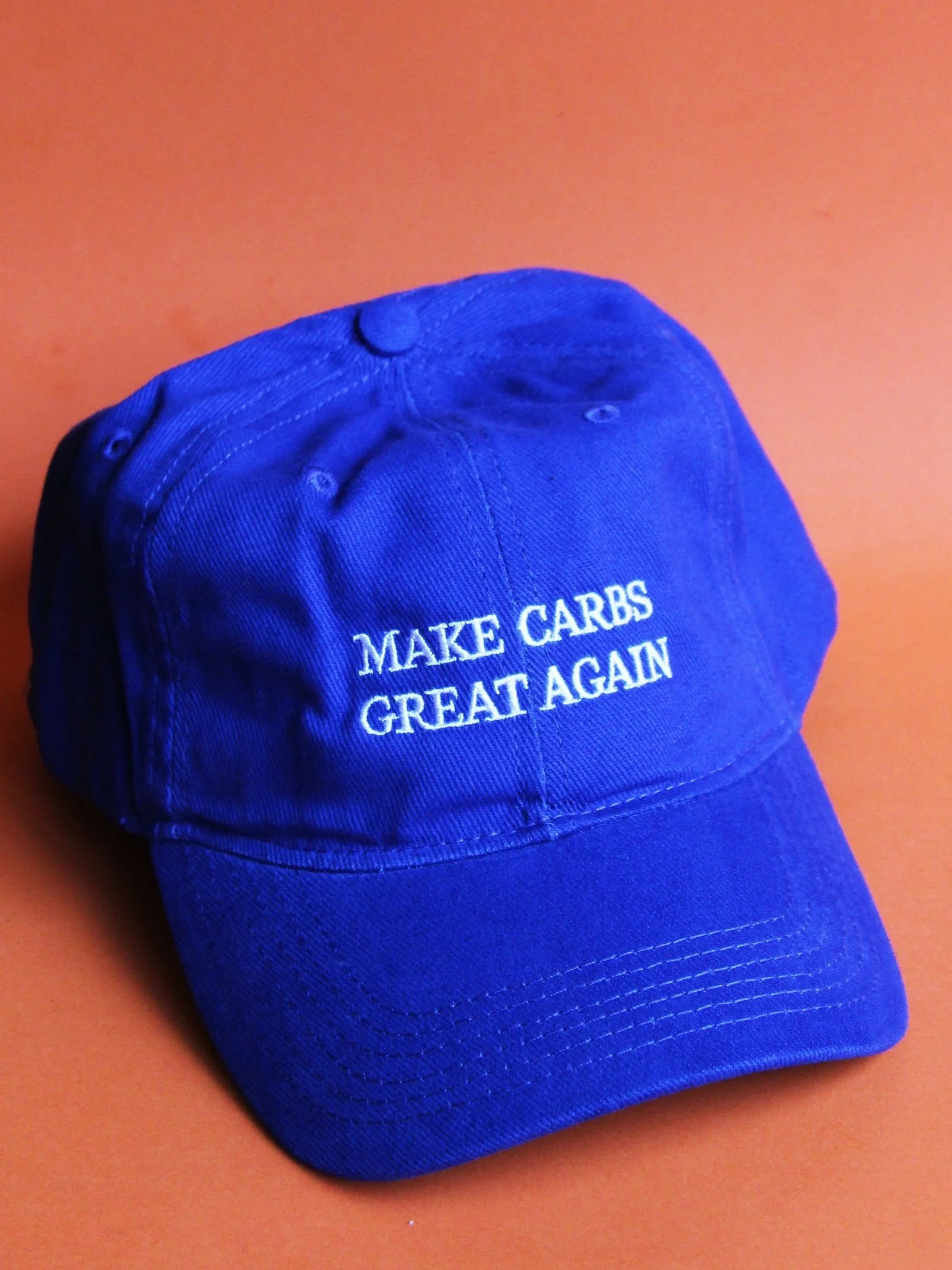 Embroidered Baseball Cap Make Carbs Great Again