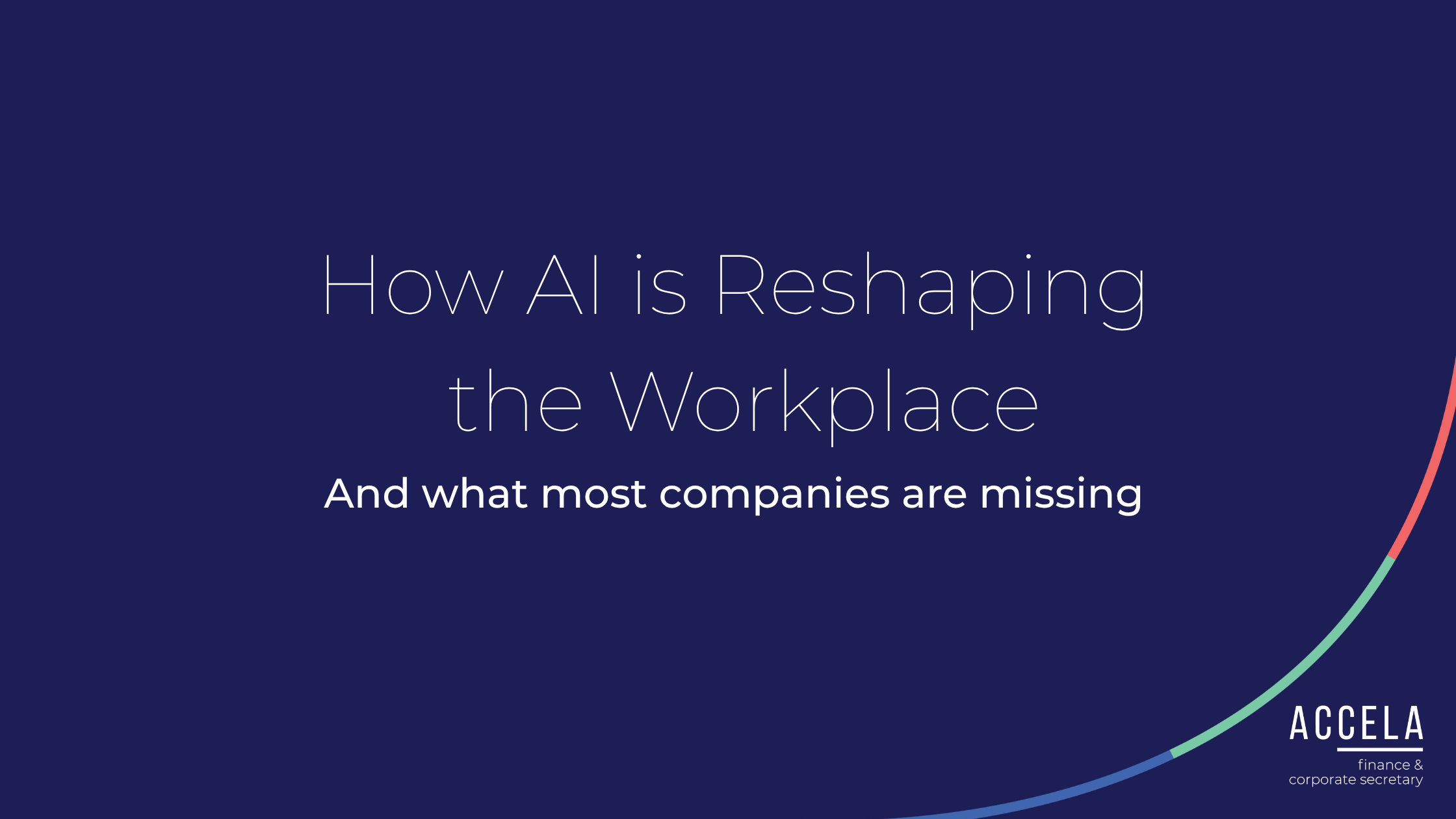 How AI is Reshaping the Workplace 