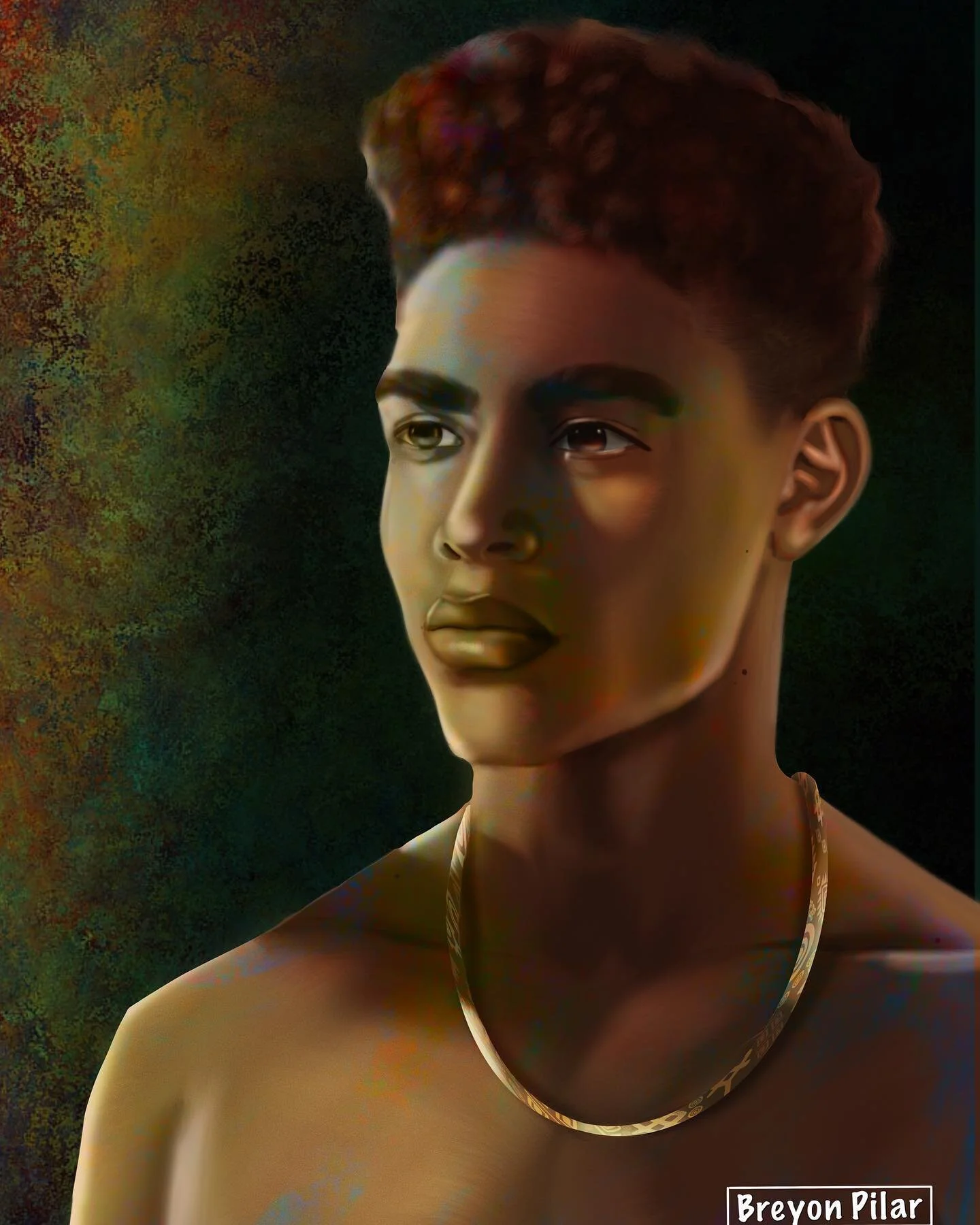 Jawline - A Character study done utilizing the procreate app on the iPad Pro