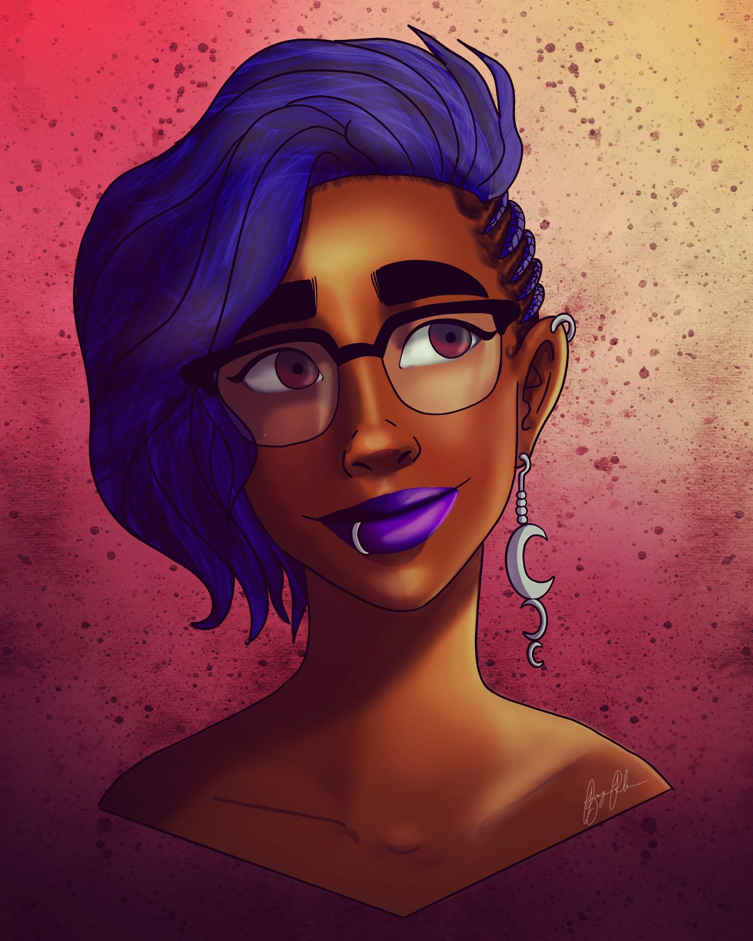 Edge - A Character study done utilizing the procreate app on the iPad Pro