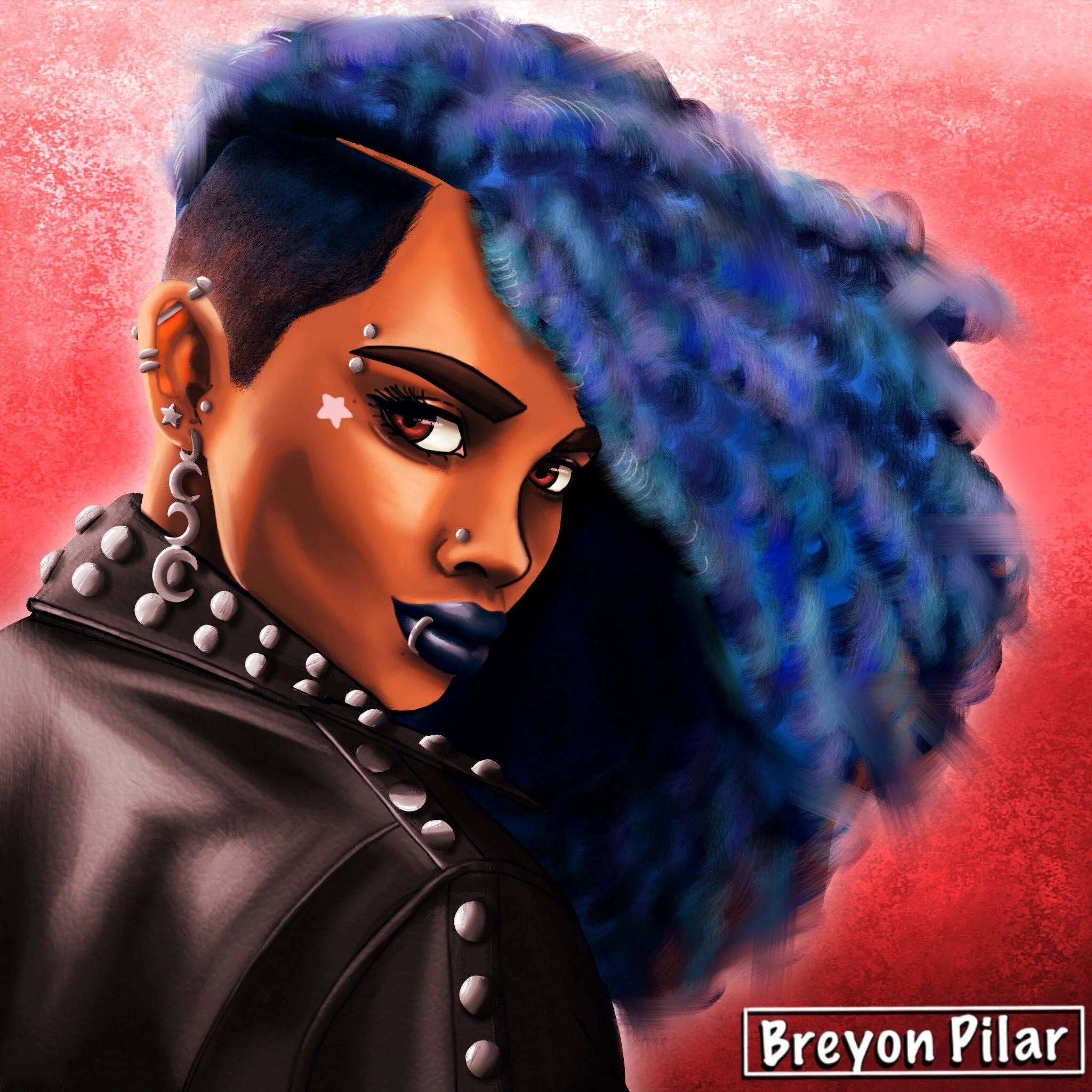 Starchild - A Character study done utilizing the procreate app on the iPad Pro