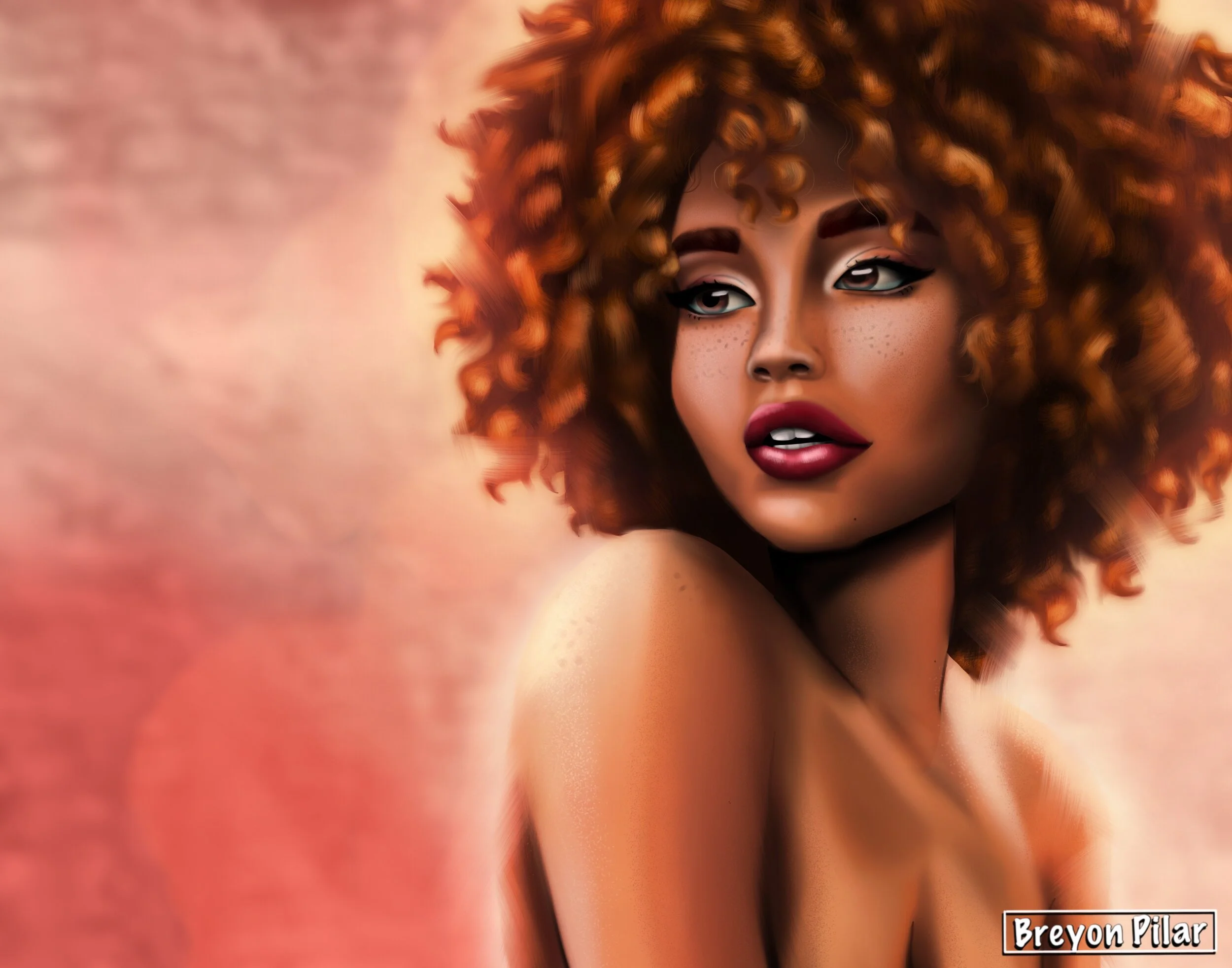 Shine Bright - A Character study done during the "One Week Portrait Challenge" through Paintable.cc. Done using the procreate app on the iPad Pro