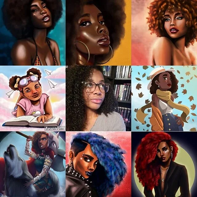 Saw this hashtag going around of artists posting a picture of themselves surrounded by their art and figured I'd hop on. Though I work both digitally and traditionally, I chose to highlight my digital art with this post. I just enjoy the vibrancy and