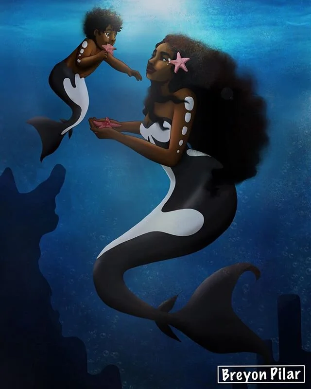 With everything that is happening in the world right now, I needed a bit of an escape. Art has always been my escape from harsh realities of the world so here is what I chose to escape to...mermaids
#breyonpilar #mermay2020 #mermay #blackfantasy #bla