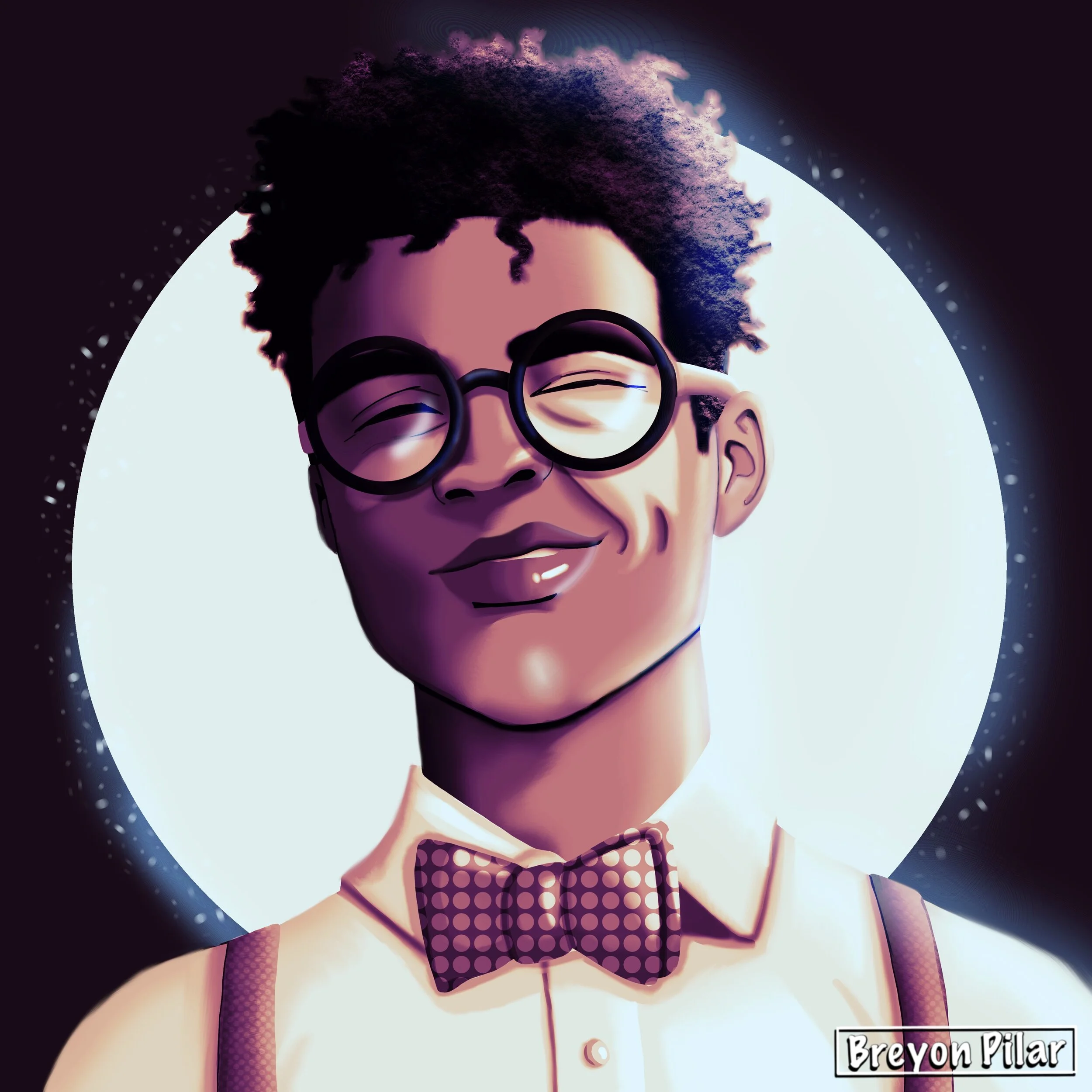 Nerd - A Character study done utilizing the procreate app on the iPad Pro