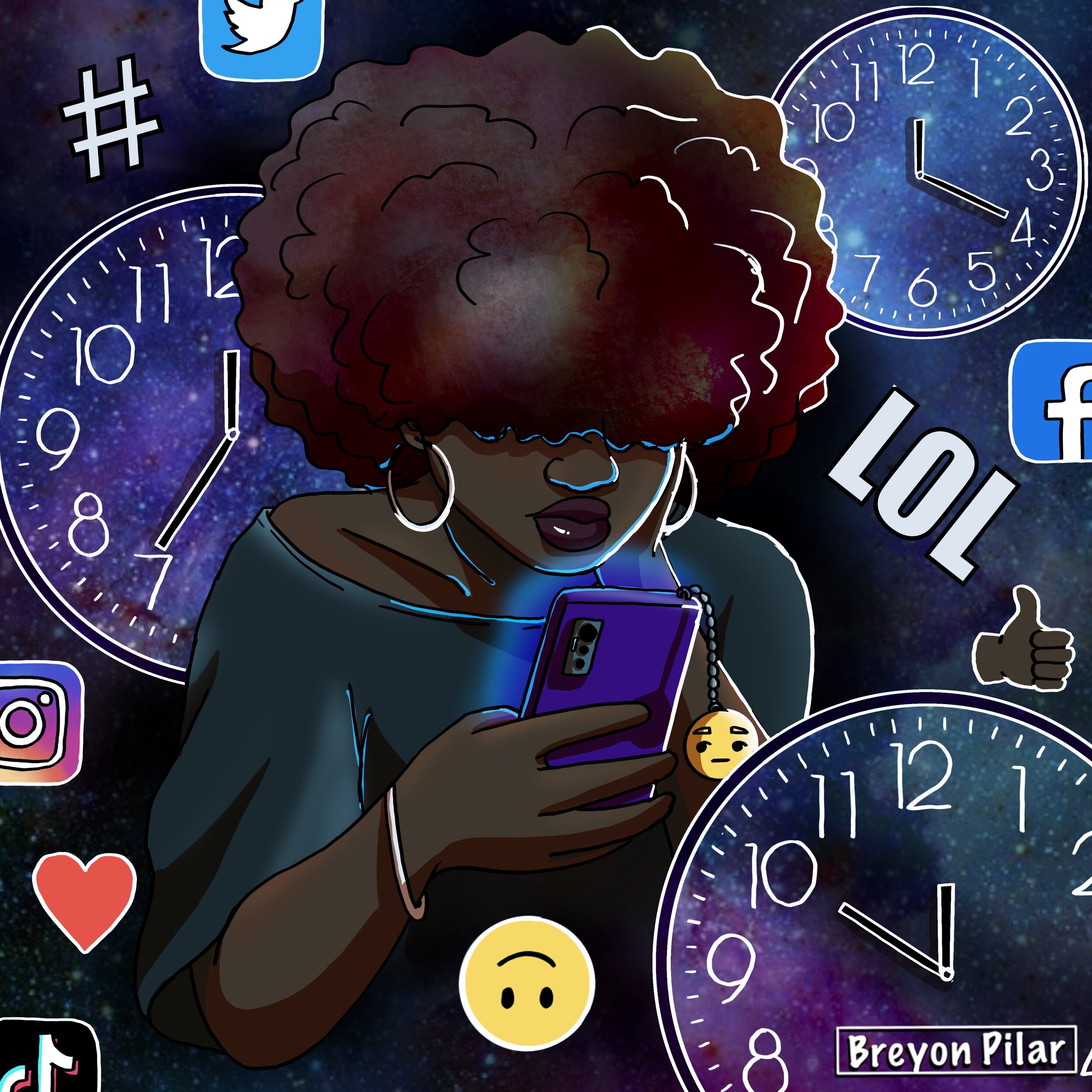 Relatable - A Character study done utilizing the procreate app on the iPad Pro