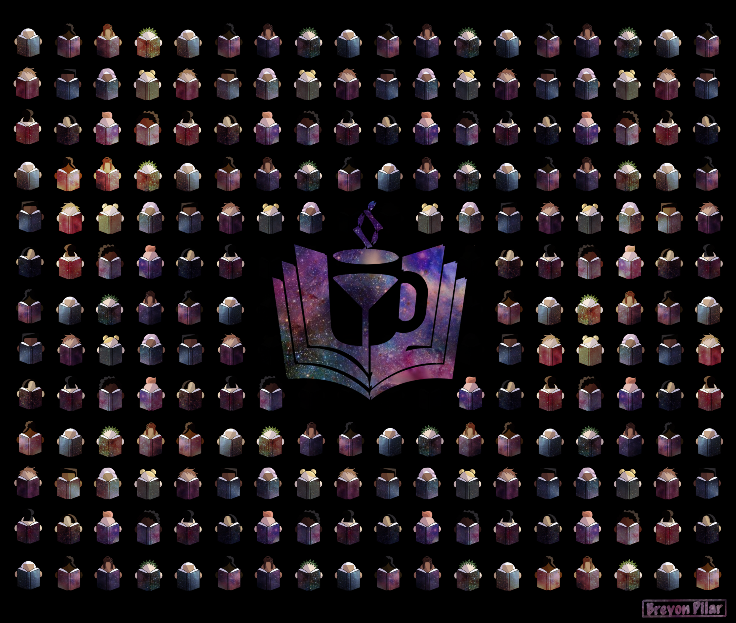 A tumbler cup design created for the Collective Oakland utilizing the procreate app on the ipad pro 