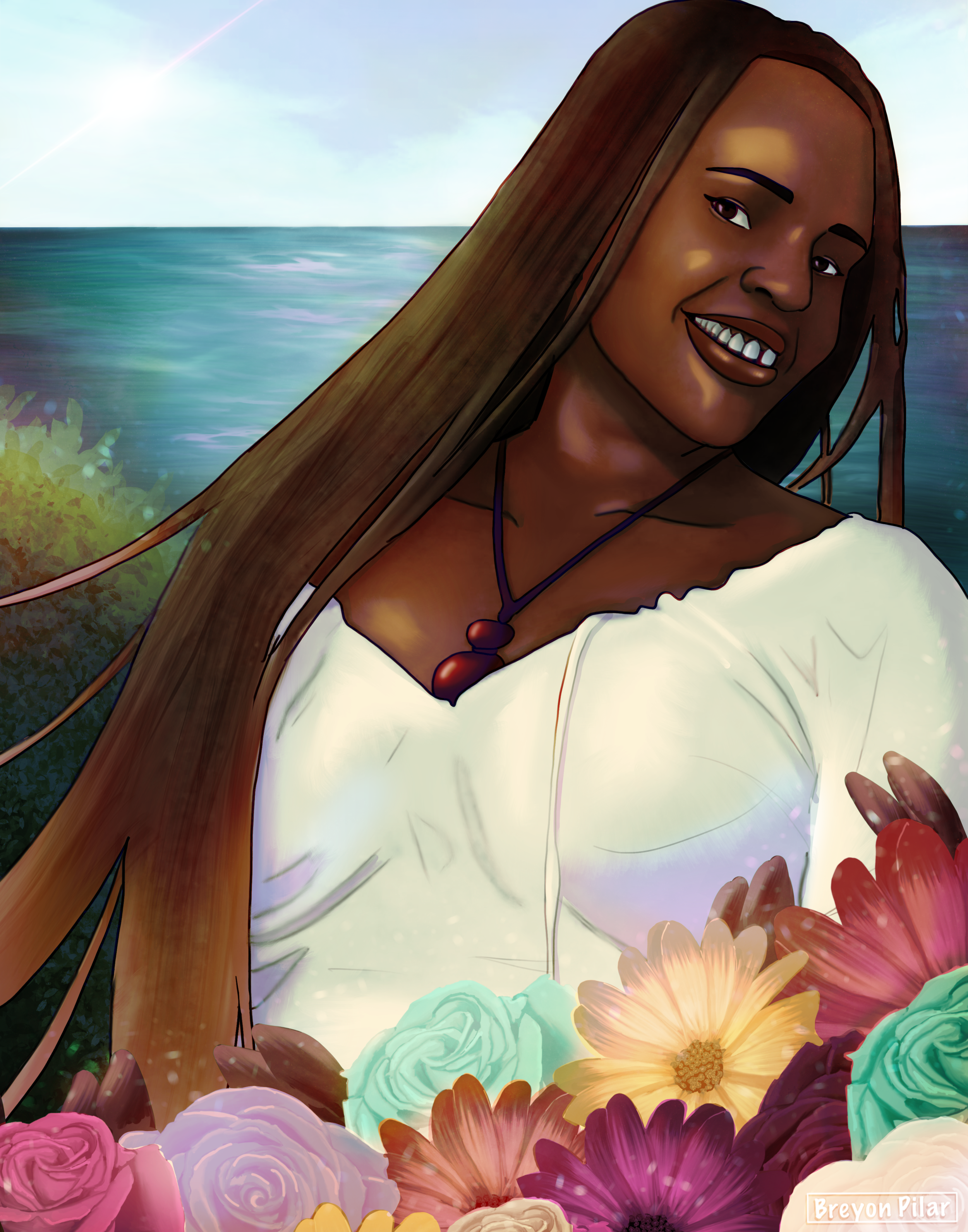 Contesa Commission - a portrait commission done utilizing the procreate app on the iPad Pro