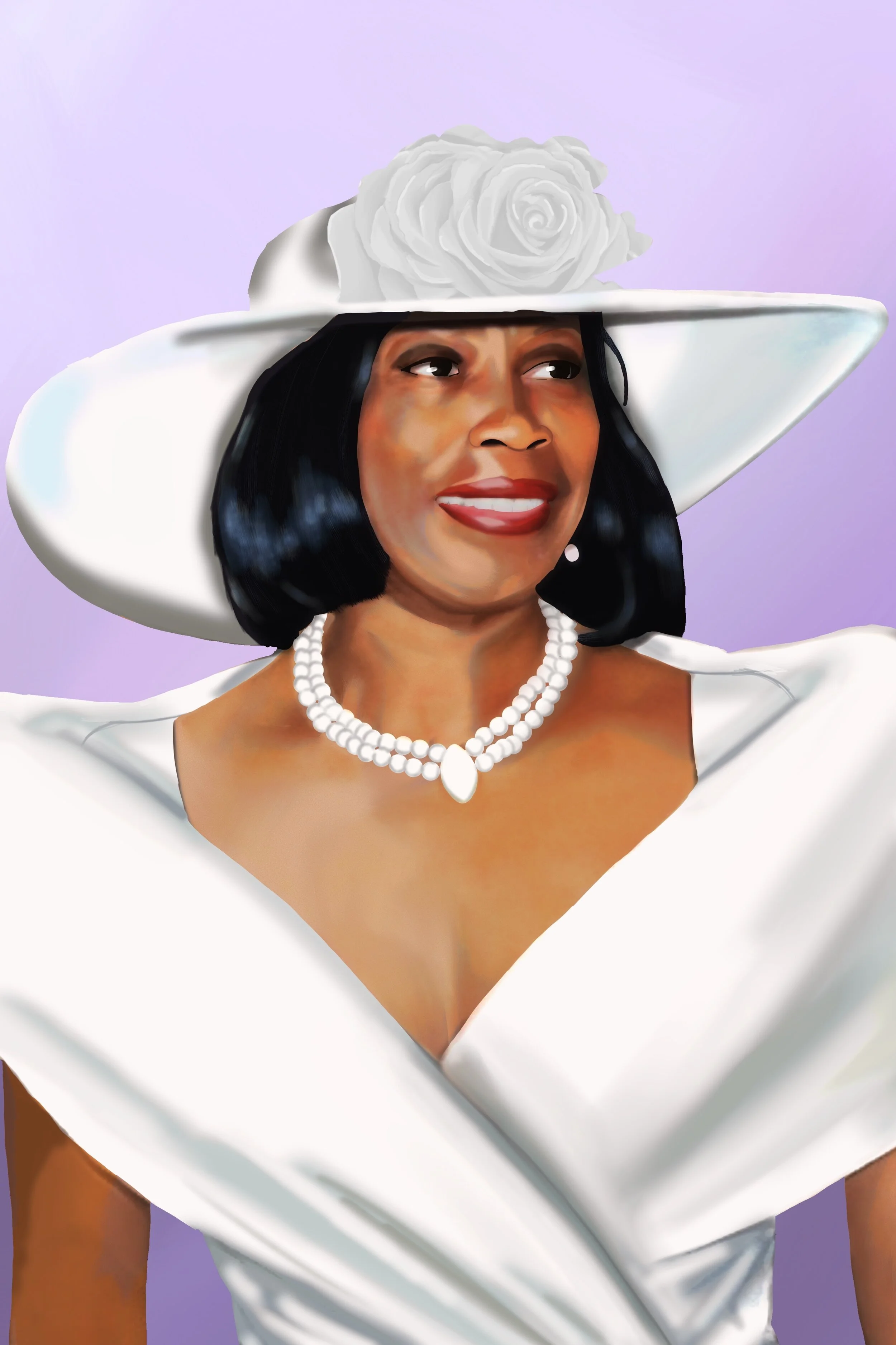 Portrait commission done utilizing the procreate app on the iPad Pro