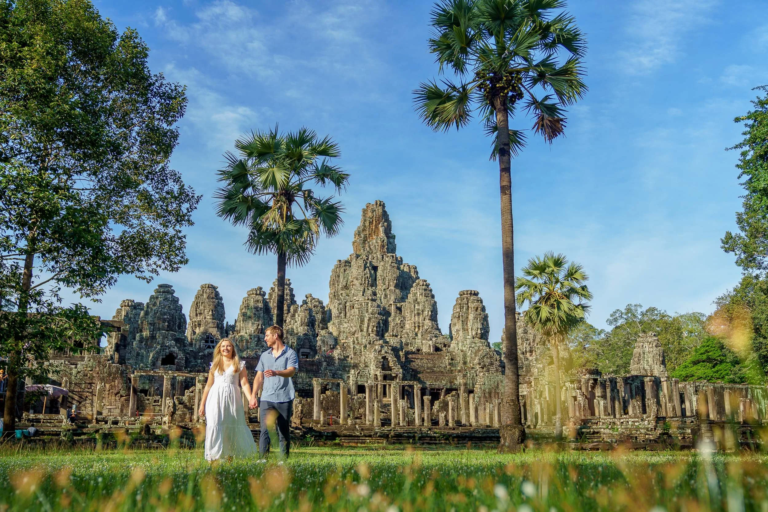 Bayon Couples Photoshoot near Angkor Wat, Siem Reap