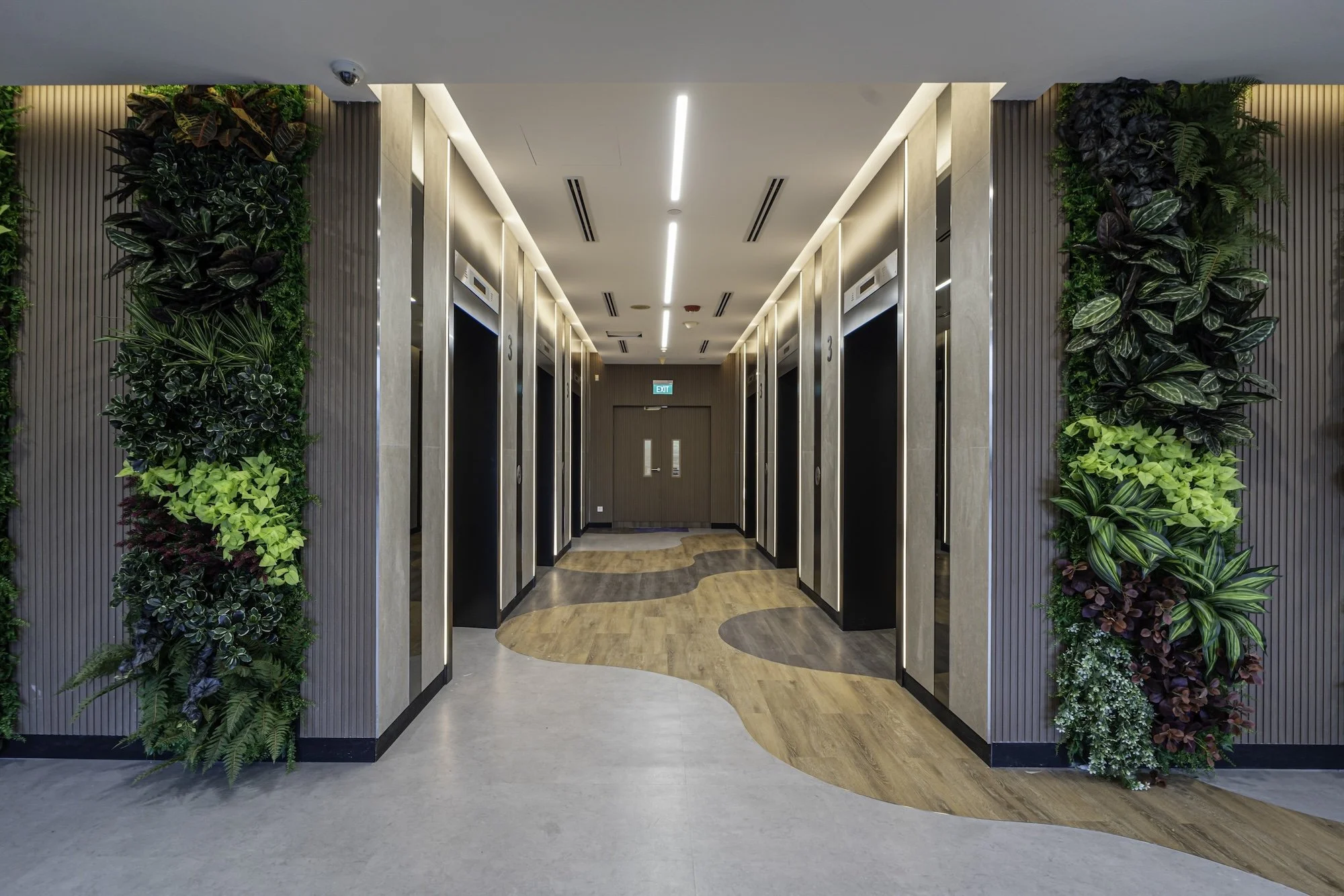 Biophilia is a main trust in the interior design of the revamped Civil Service College