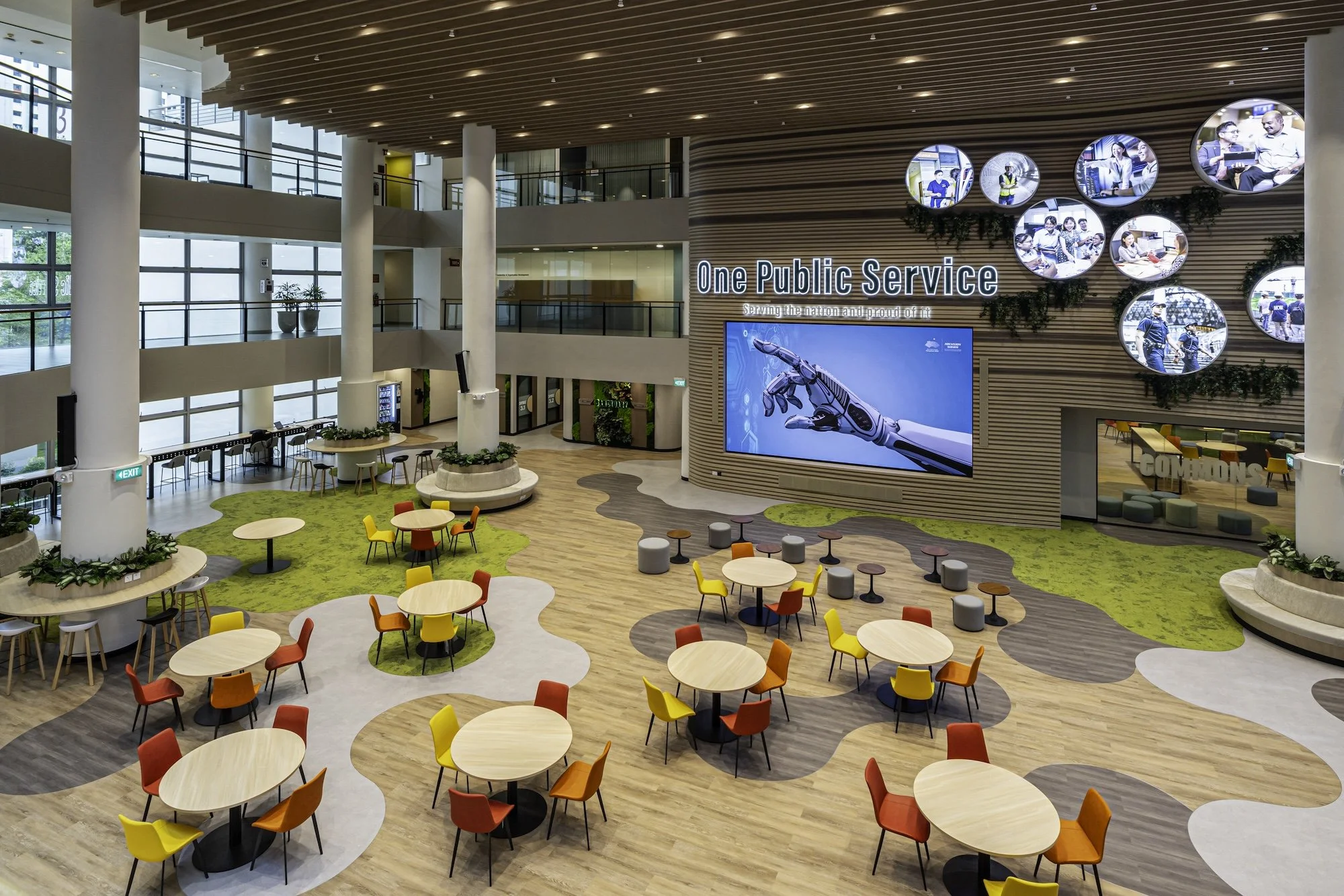 Civil Service College | interior design by D'Perception Ritz