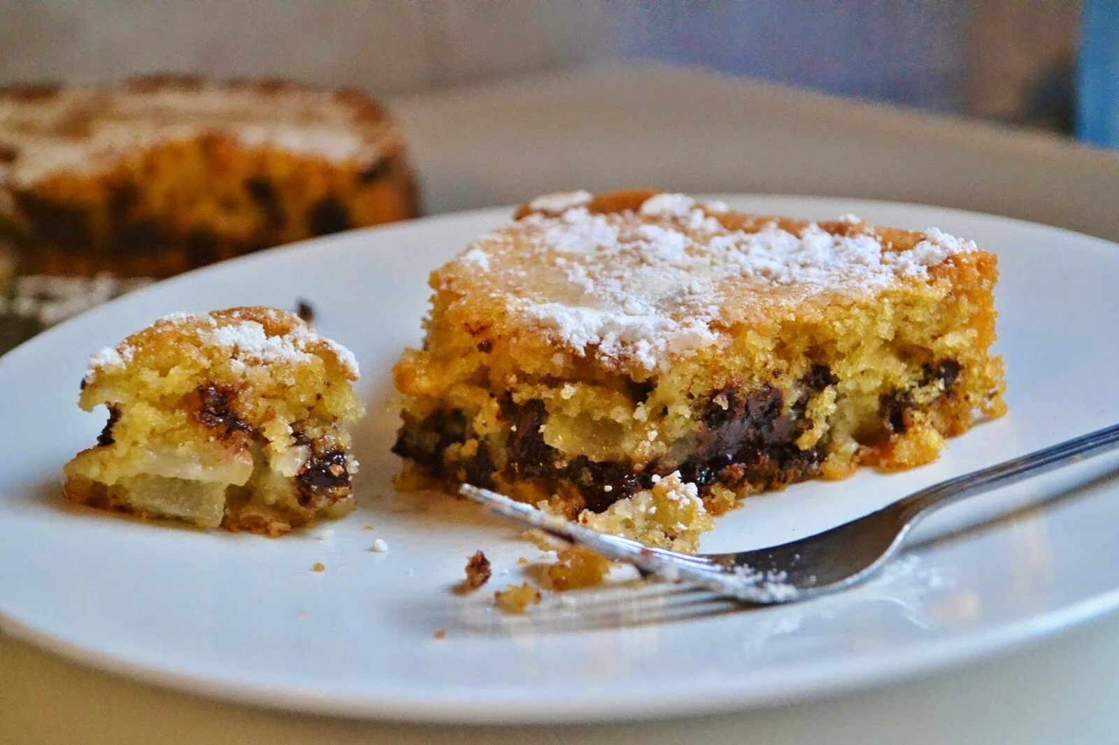 Bittersweet Chocolate Pear Cake