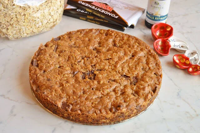 Oatmeal Chocolate Chip Cookie Cake