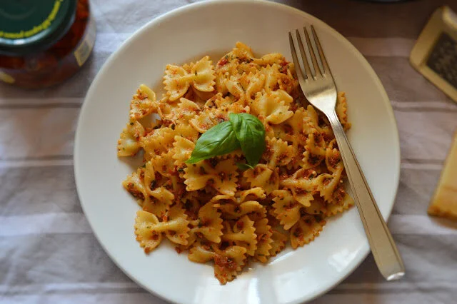 Sun-dried Tomato Pesto Pasta