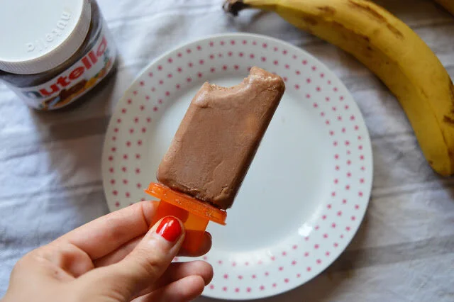Nutella Banana Fudge Pops