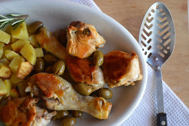 Pollo alla cacciatora in bianco