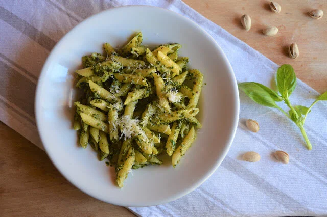 Pasta al Pesto di Pistacchio