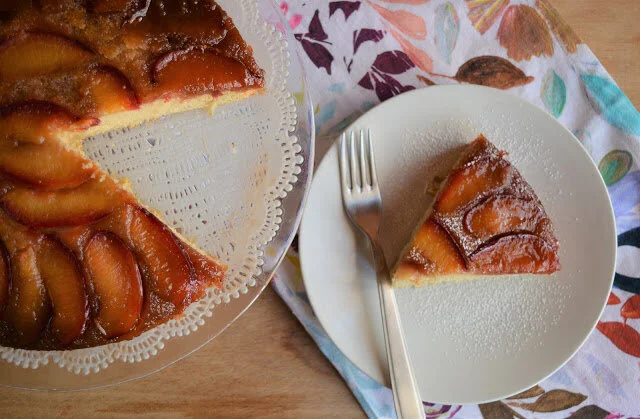 Plum Upside-Down Cake