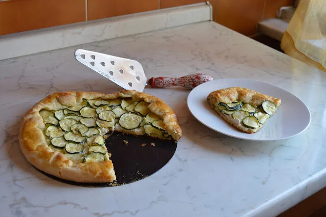 Three Cheese Zucchini Tart