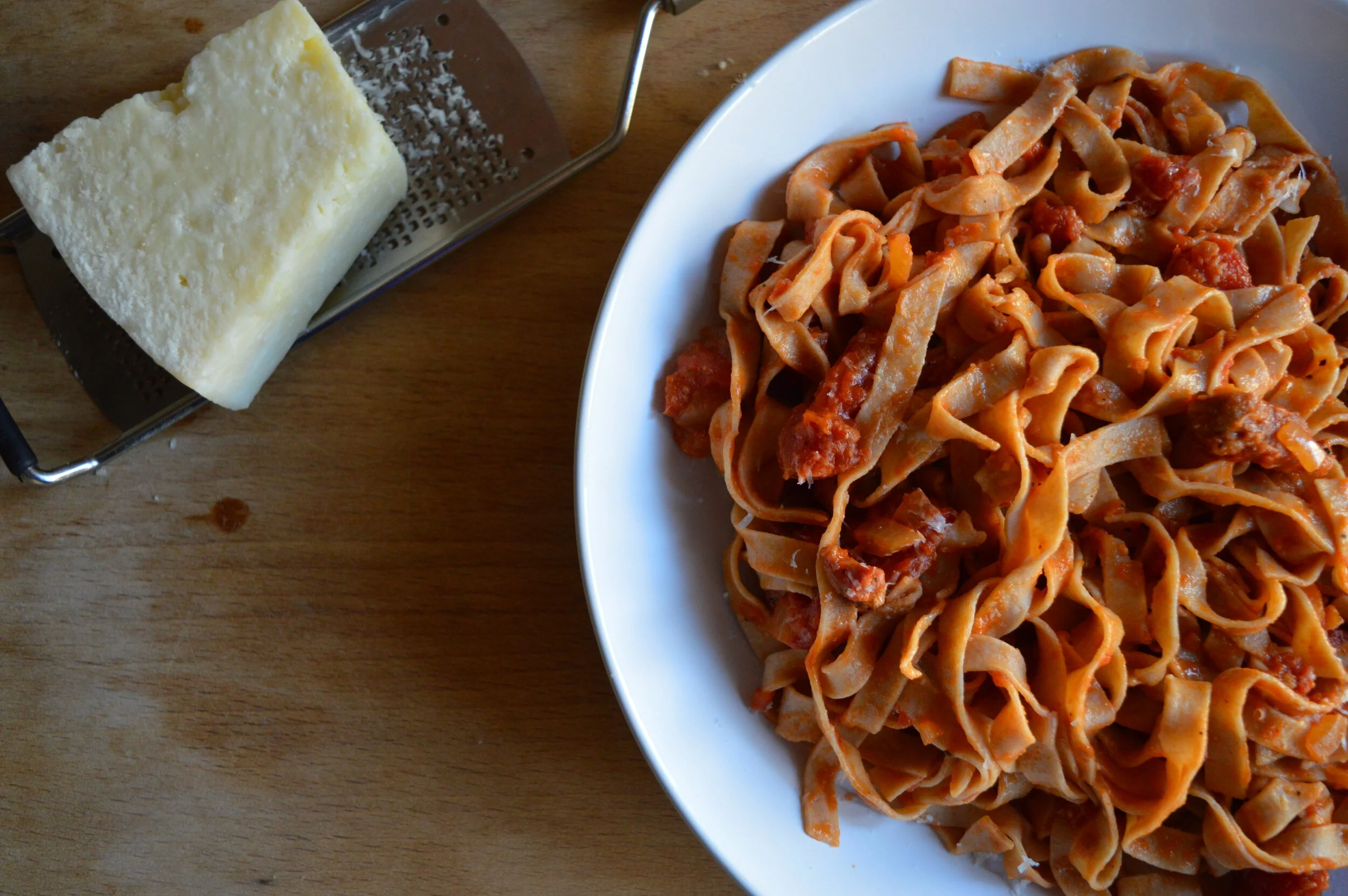 Pasta Series #15: Tagliatelle al farro con pancetta