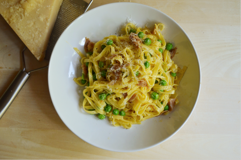 Fettuccine alla papalina