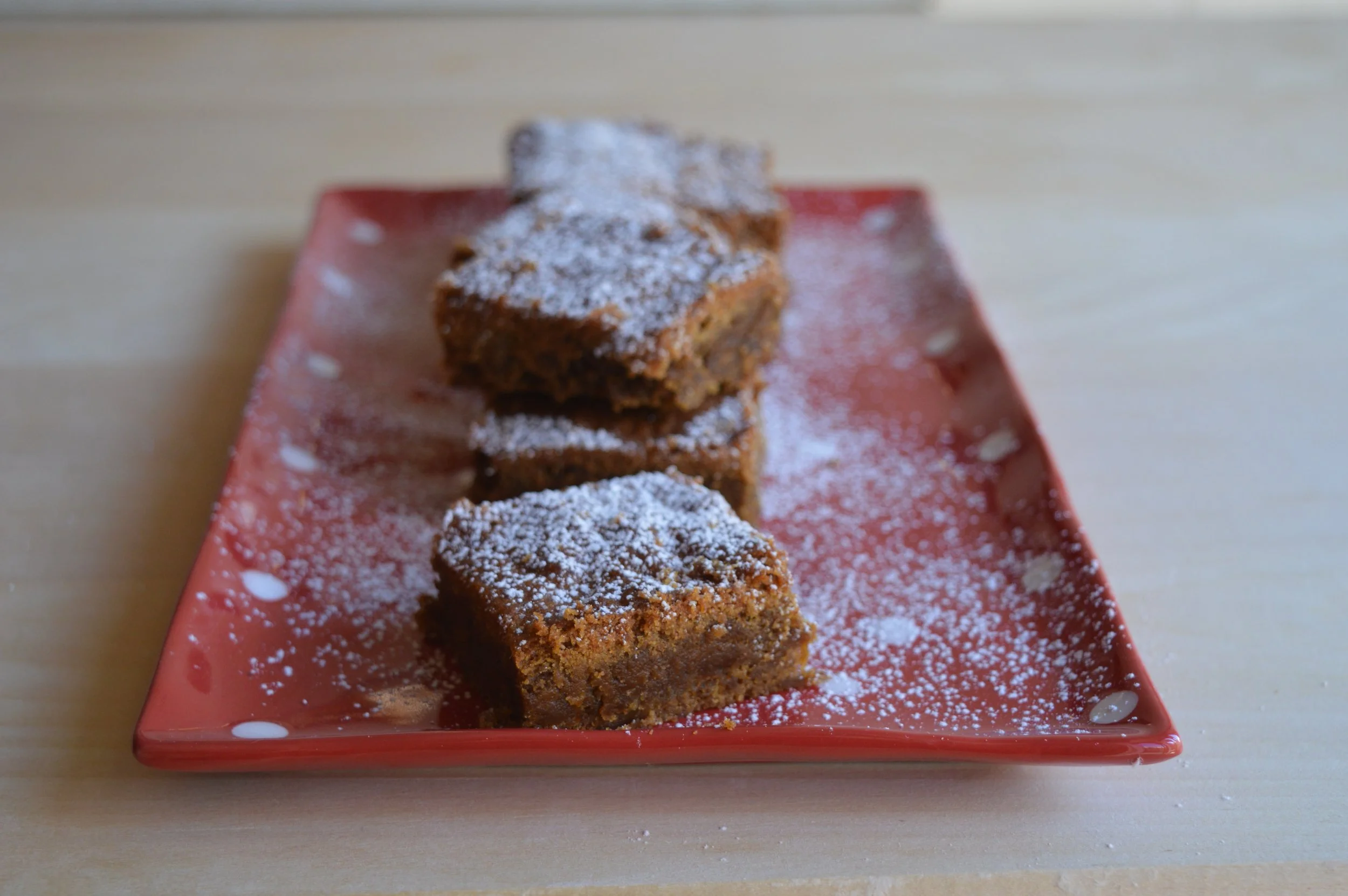 Gingerbread Blondies