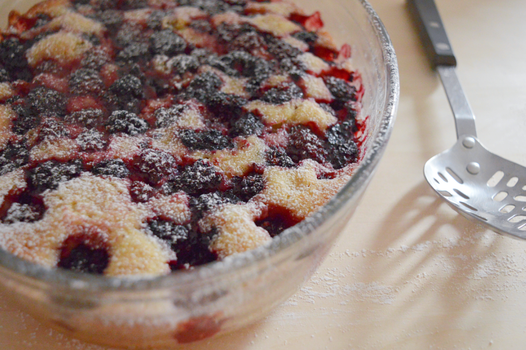 Blackberry Spoon Cake