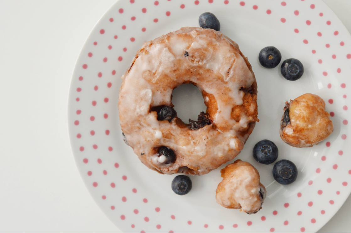 Nostalgia Series, Recipe #1: Blueberry Cake Doughnuts