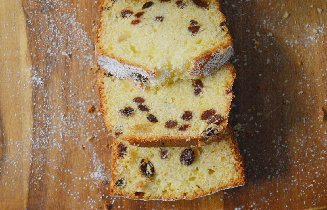 Panettone Loaf Cake