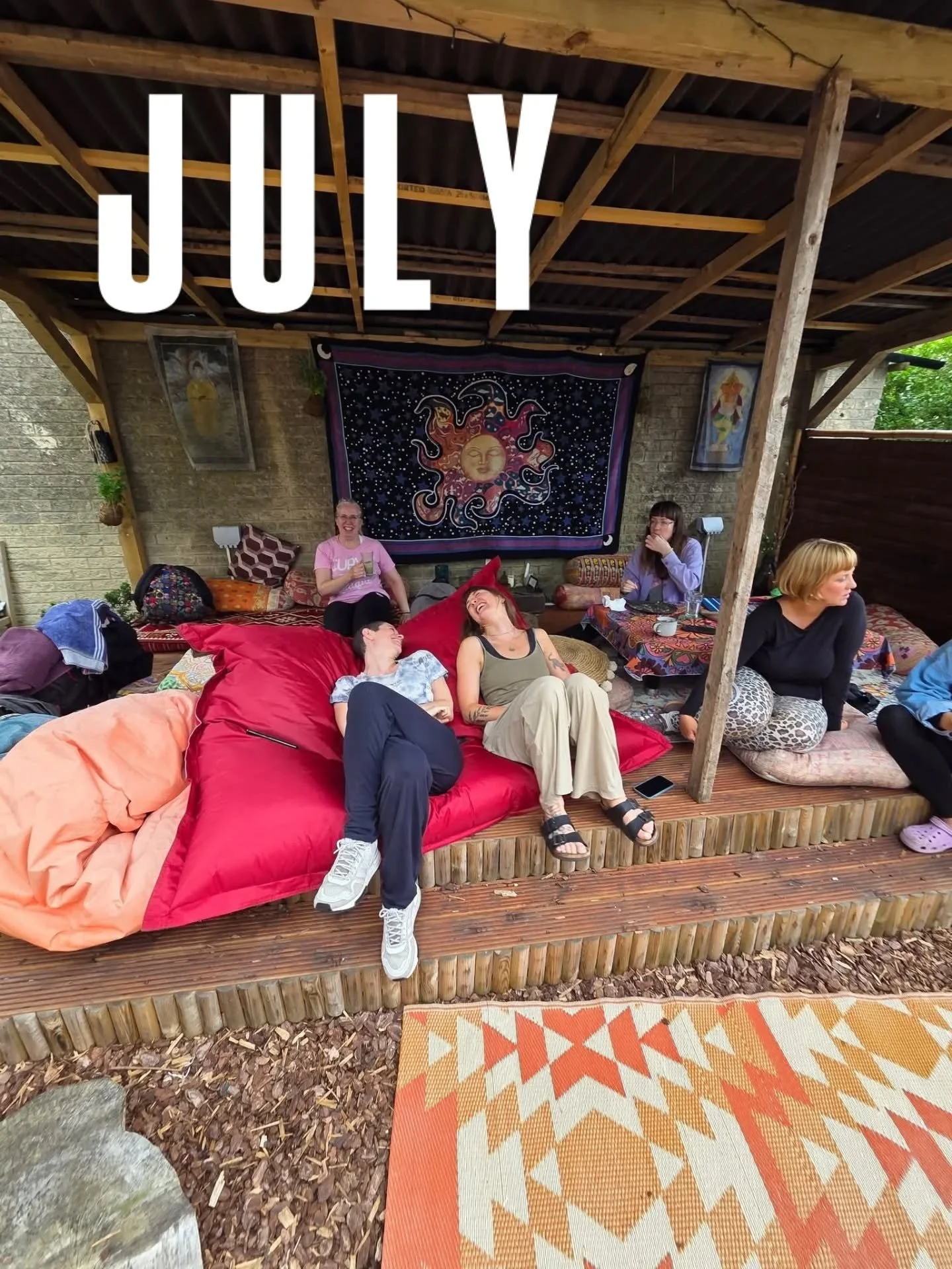 J U L Y
.
One catering weekend in Wales with @cariad.connection 👩🏻&zwj;🍳 
.
One skin cancer surgery - now officially cancer free and rocking a cool scar.
.
Hiatus from yoga, cello practice &amp; volunteering whilst I heal - but plenty of walking!
