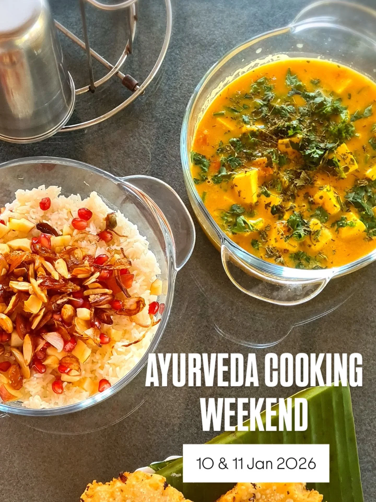 This went out in my newsletter and now there's only one place left! Is it yours?
.
Two full days of workshops in Hebden Bridge (West Yorkshire), designed to inspire, reset, and empower you in the kitchen - perfect for anyone curious about Ayurvedic c