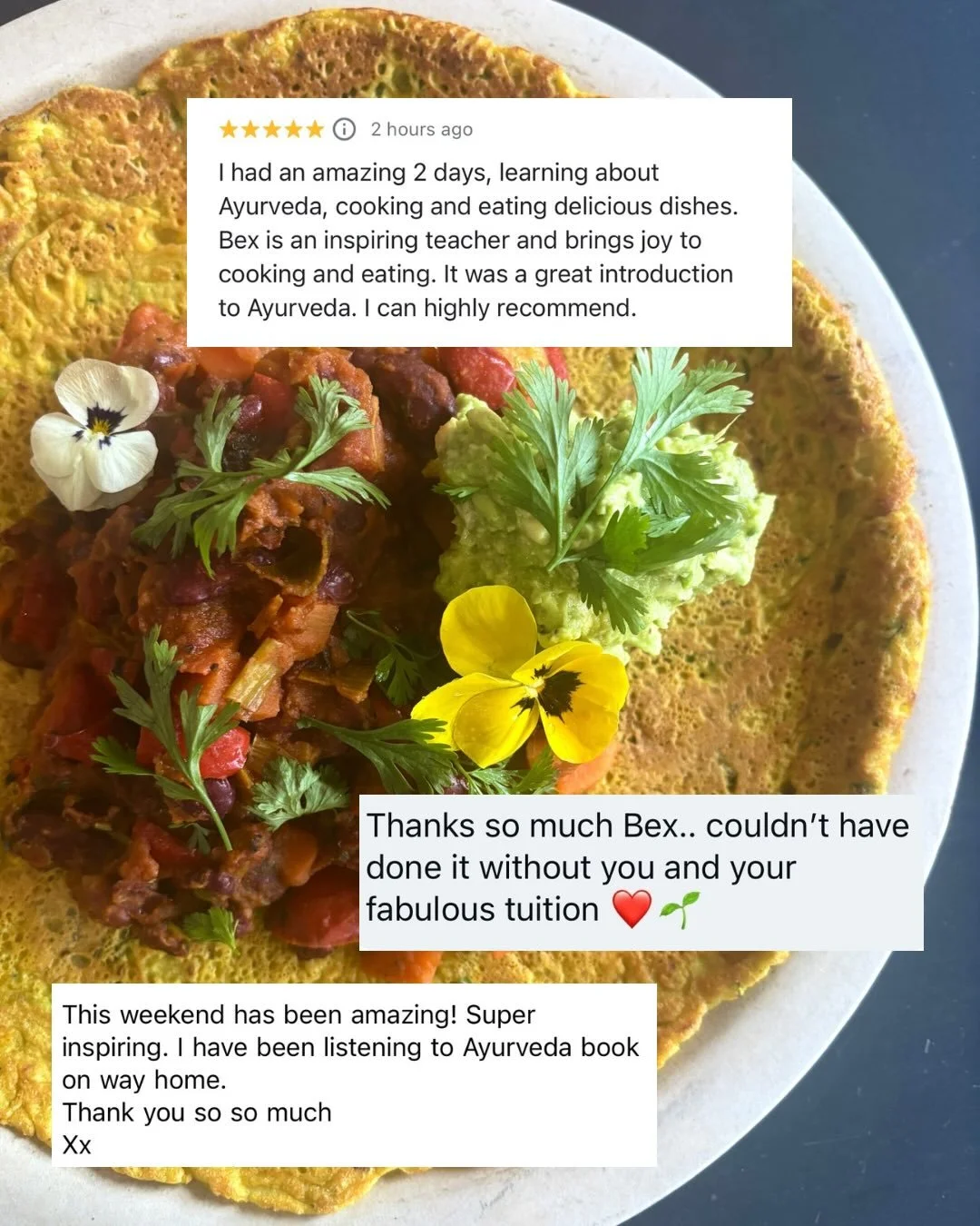 Lovely feedback recently x
.
#ayurveda #retreatcheftraining #cookingworkshop #retreatcatering