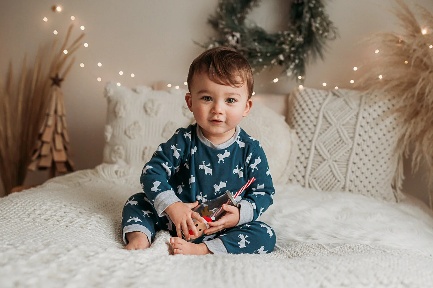 Baby Ted's Christmas photo shoot | Cornwall  