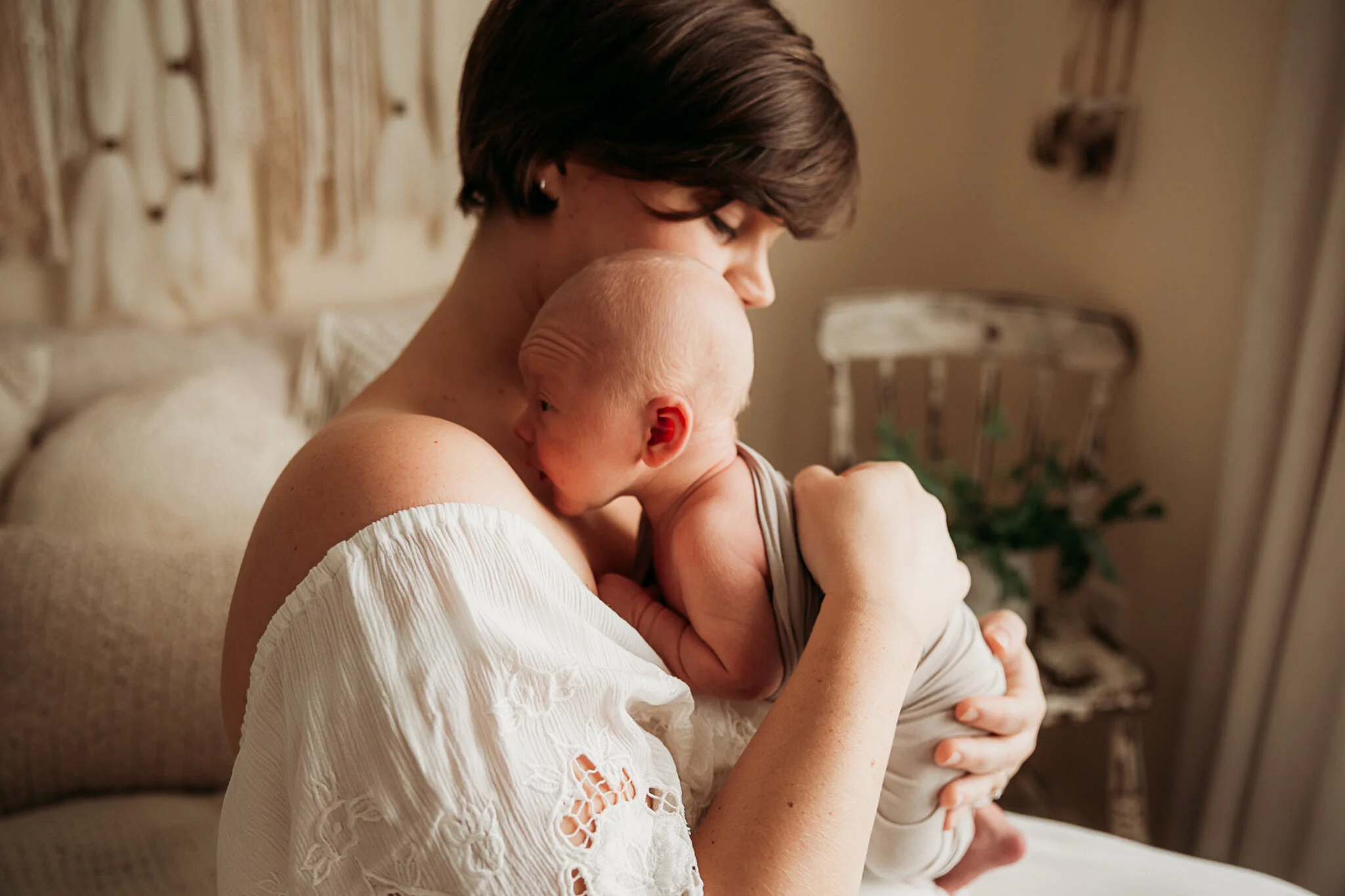Boho bump and baby package sessions for Toby