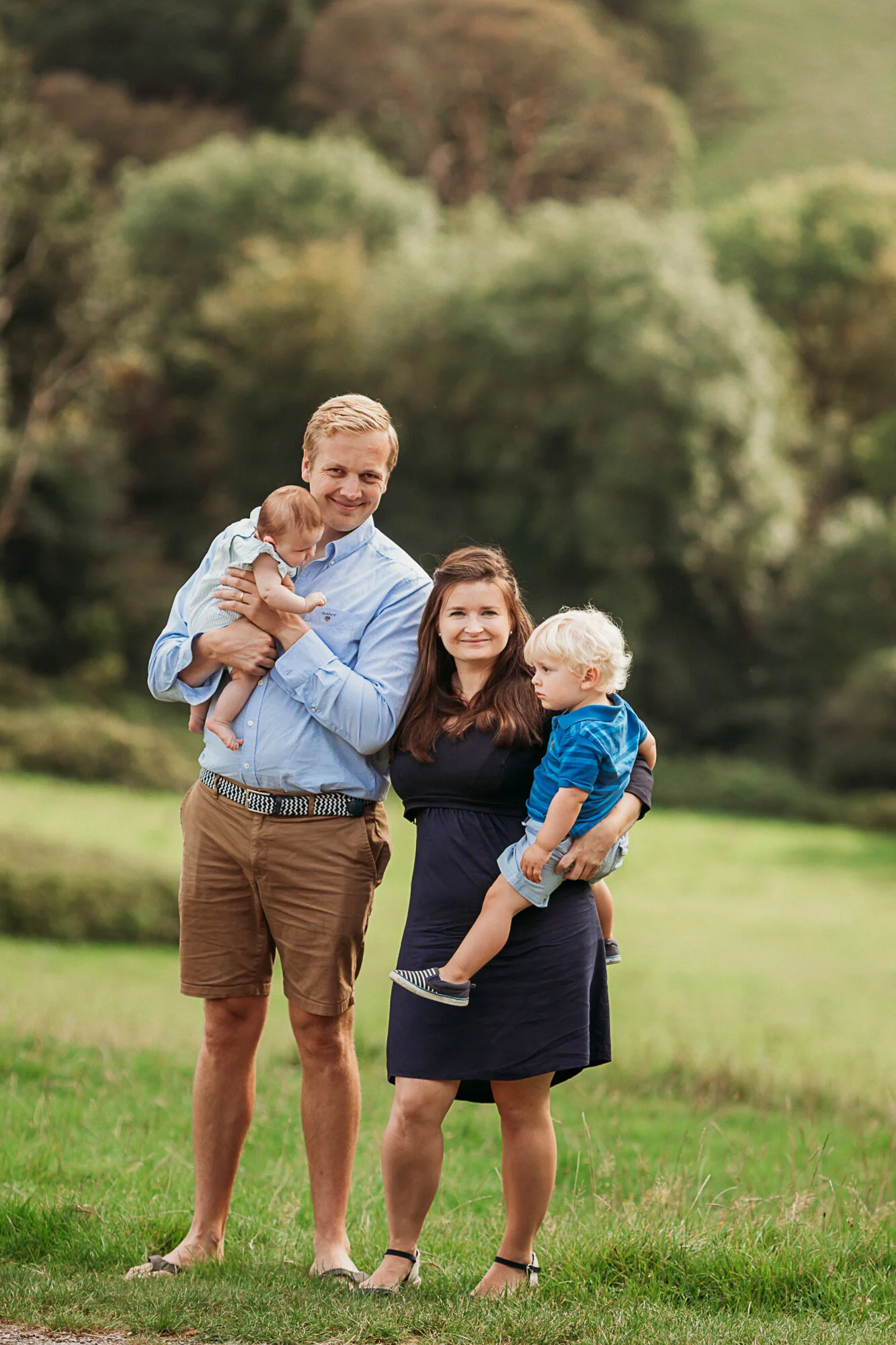 Family photoshoot at Trelissick Gardens | Cornwall