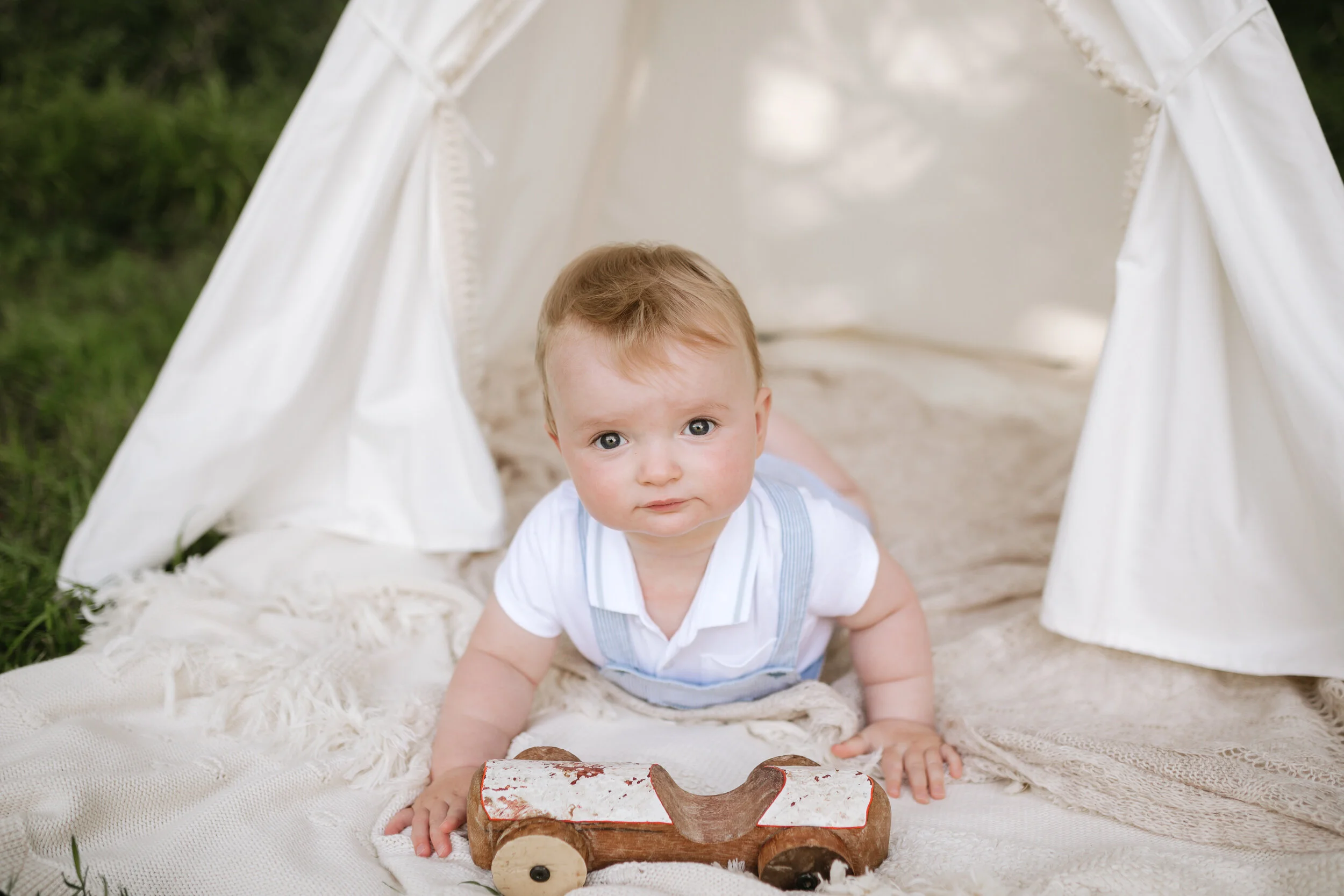 First birthday teepee session for Jasper