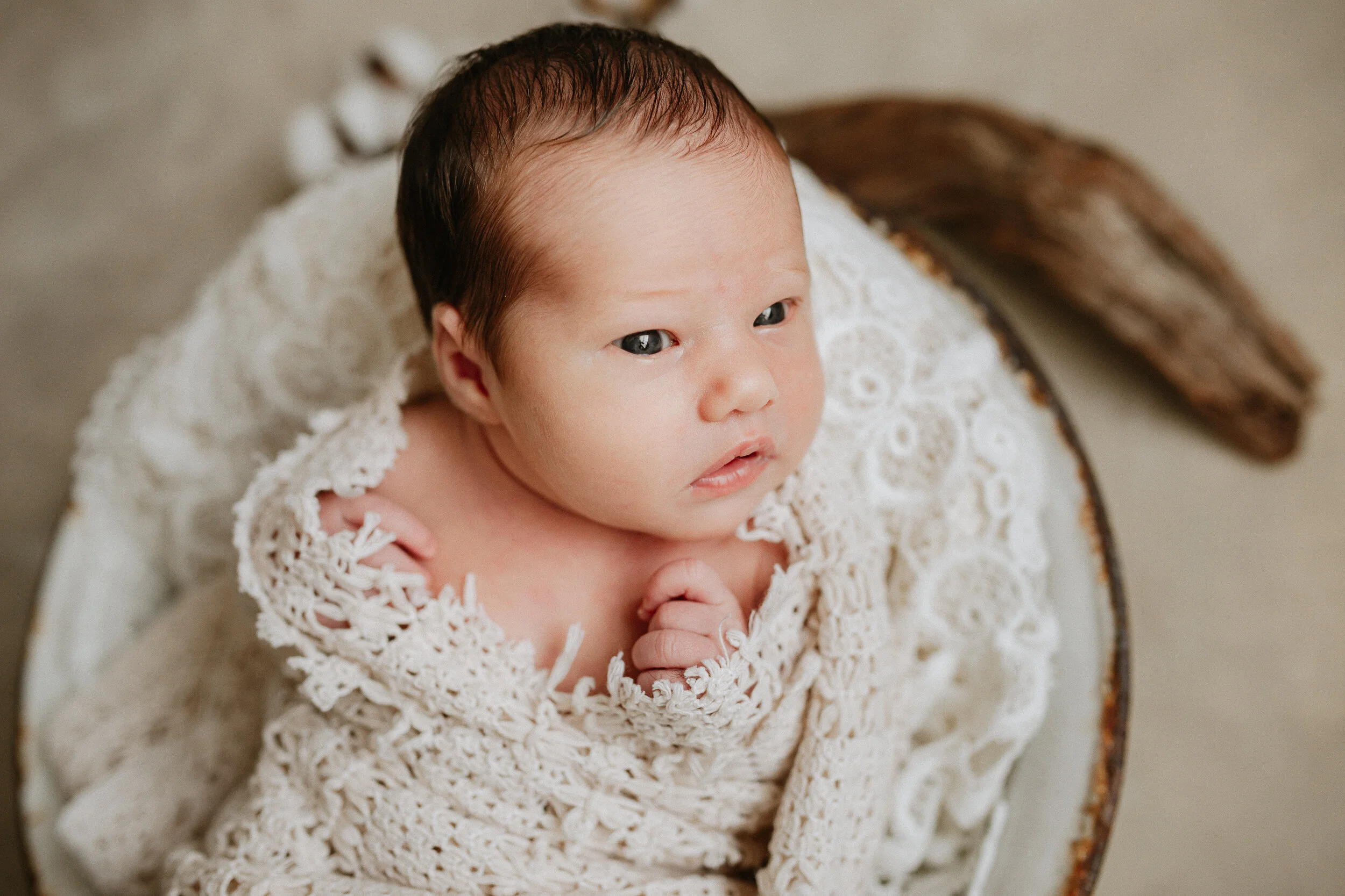 Snuggly newborn session for Darcey