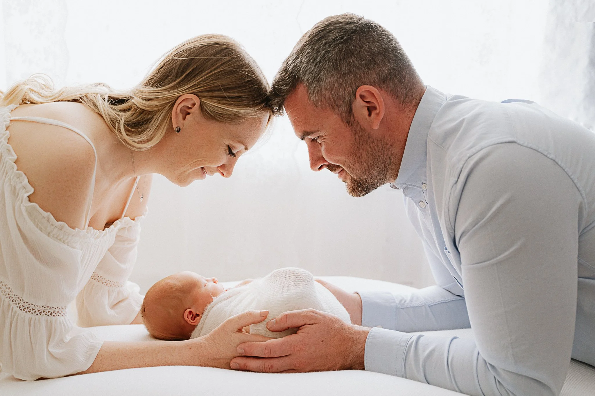 Natural newborn photography Cornwall